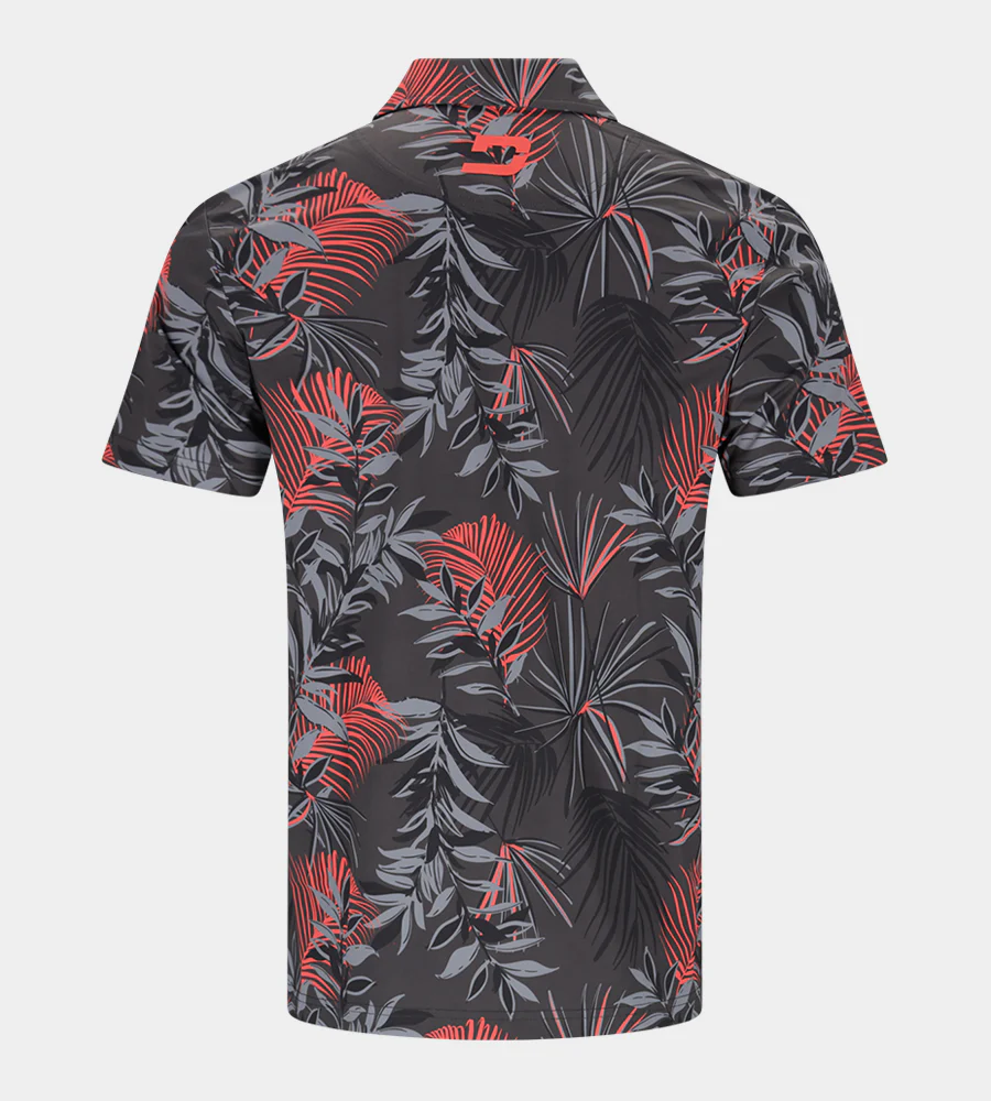 NEON TROPIC POLO - CHARCOAL - Image 2