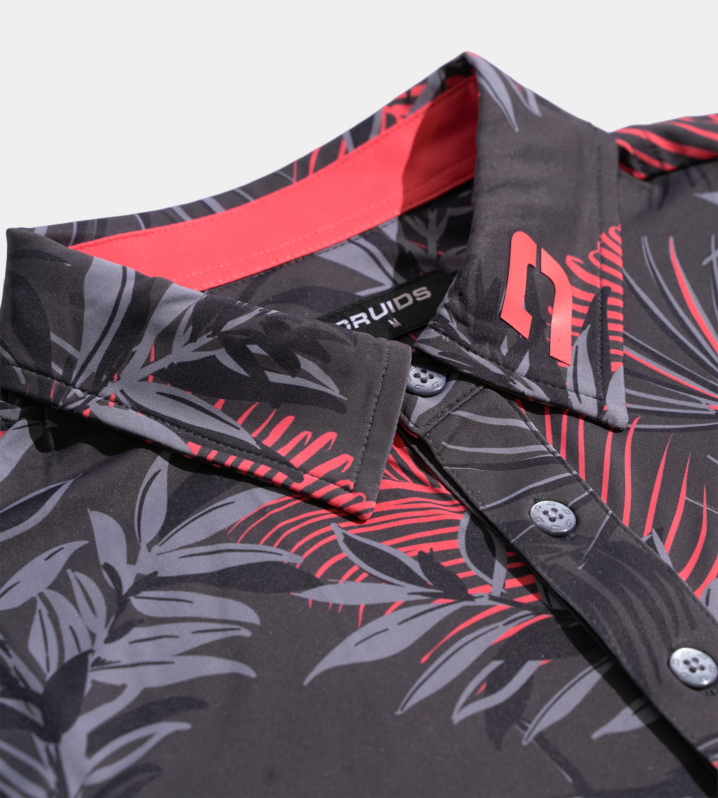 NEON TROPIC POLO - CHARCOAL - Image 3