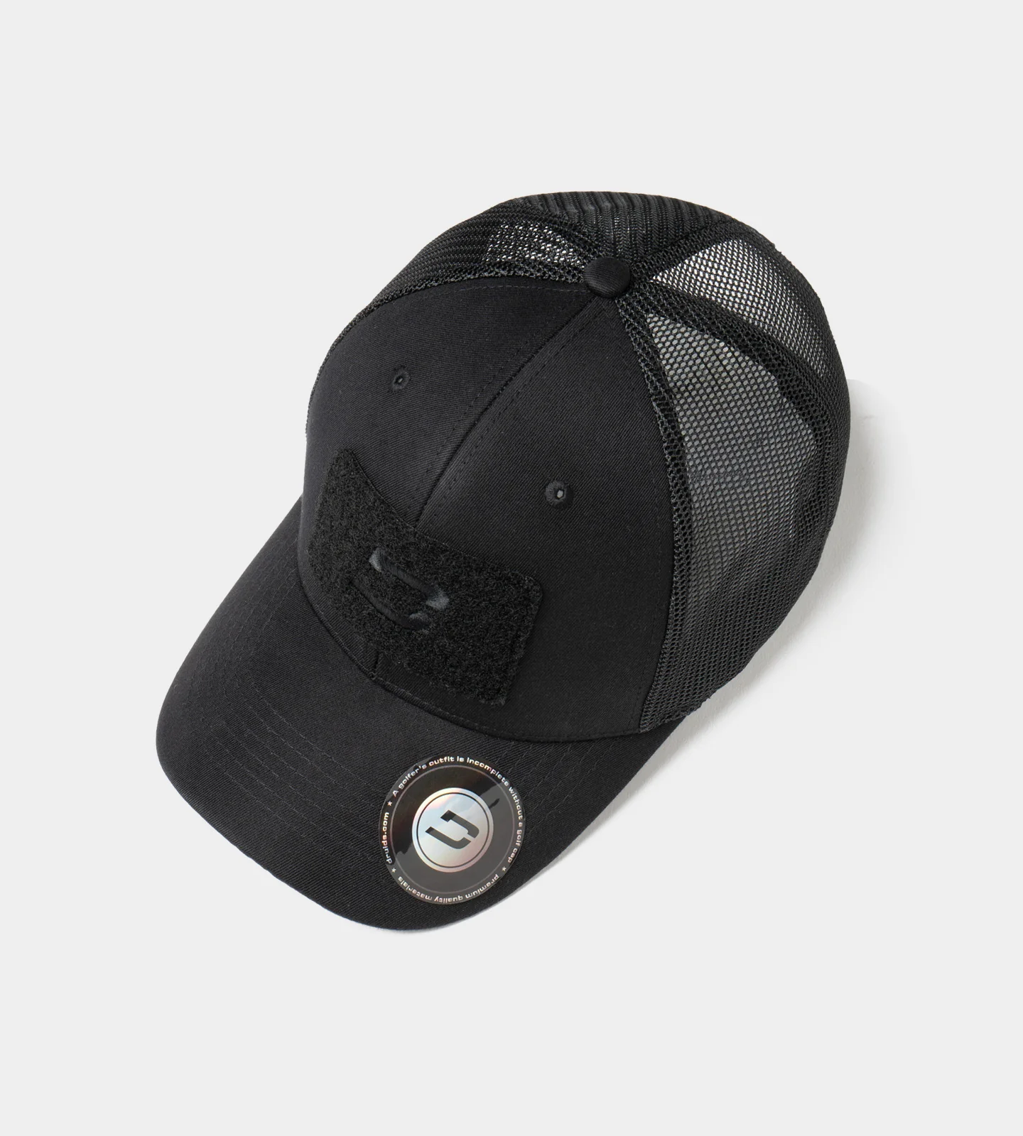 OAK VELCRO CAP - BLACK / BLACK - Image 3