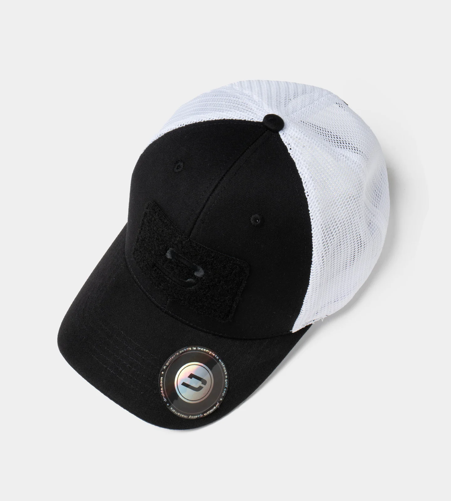 OAK VELCRO CAP - BLACK/ WHITE - Image 3
