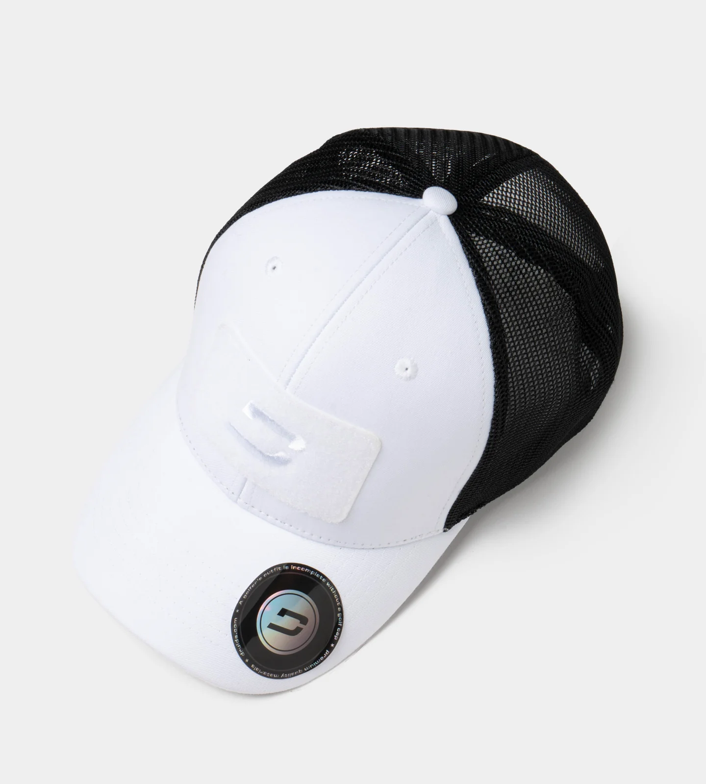 OAK VELCRO CAP - WHITE / BLACK - Image 3