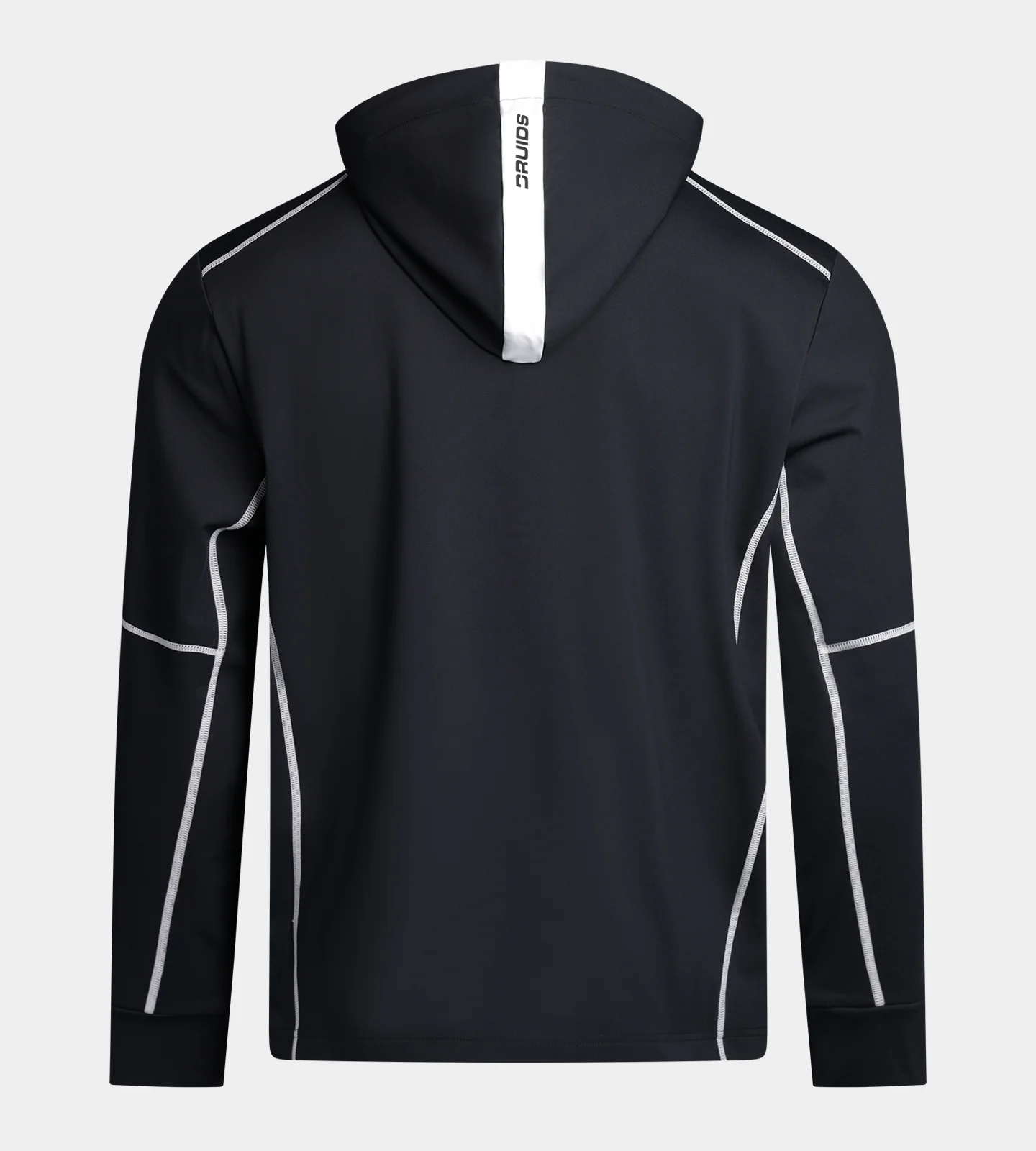 OVERLOCK HOODIE - BLACK - Image 2