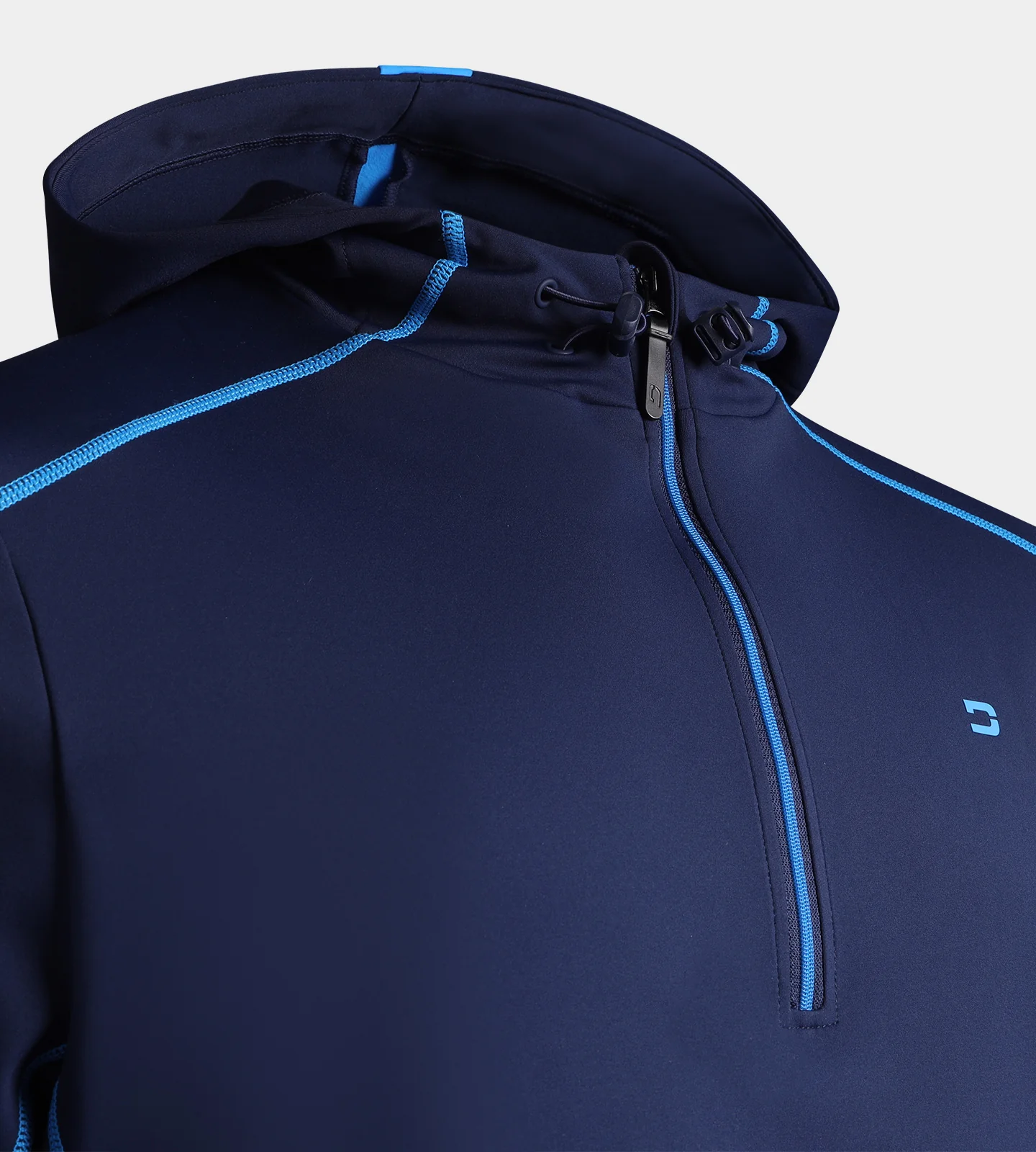 OVERLOCK HOODIE - NAVY - Image 6