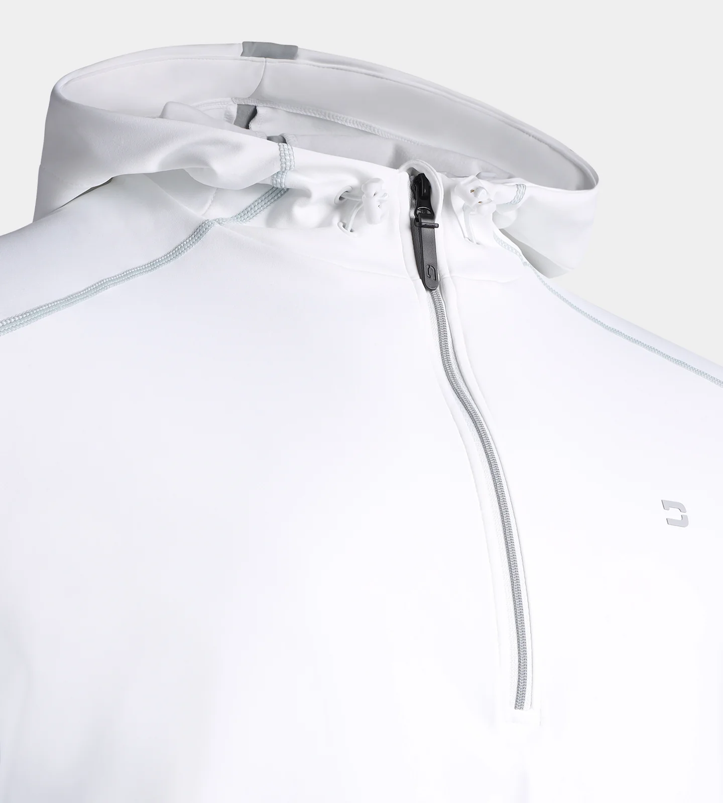 OVERLOCK HOODIE - WHITE - Image 6