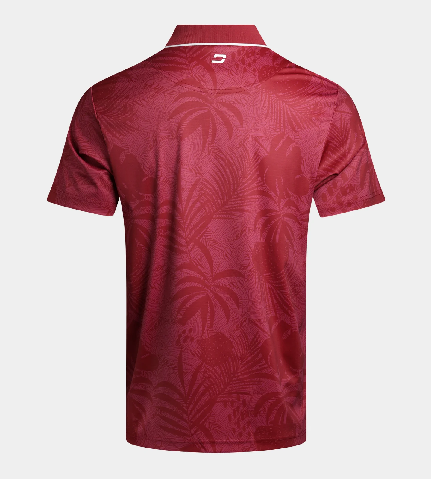 PALMLINE POLO - BURGUNDY - Image 2