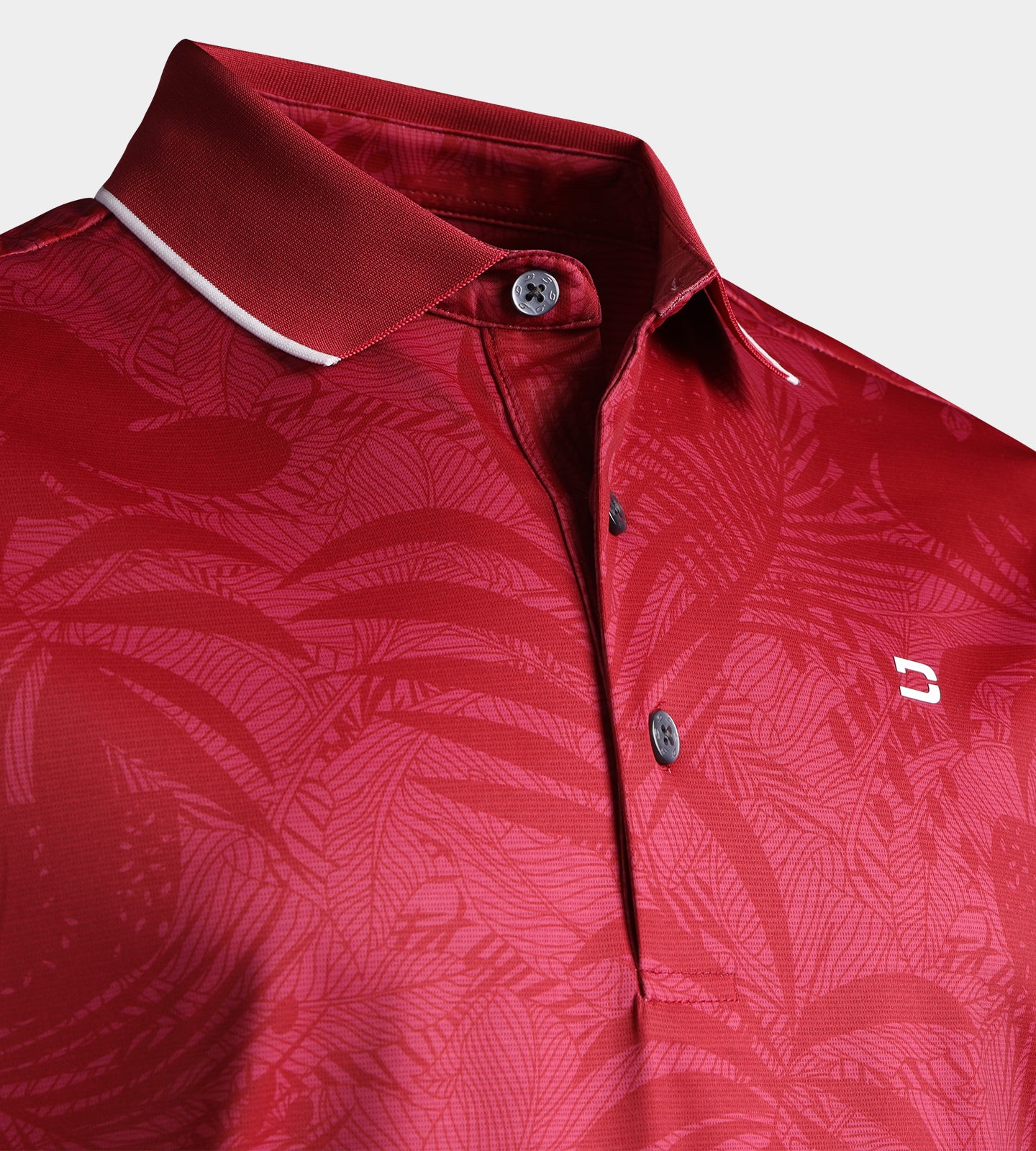 PALMLINE POLO - BURGUNDY - Image 6