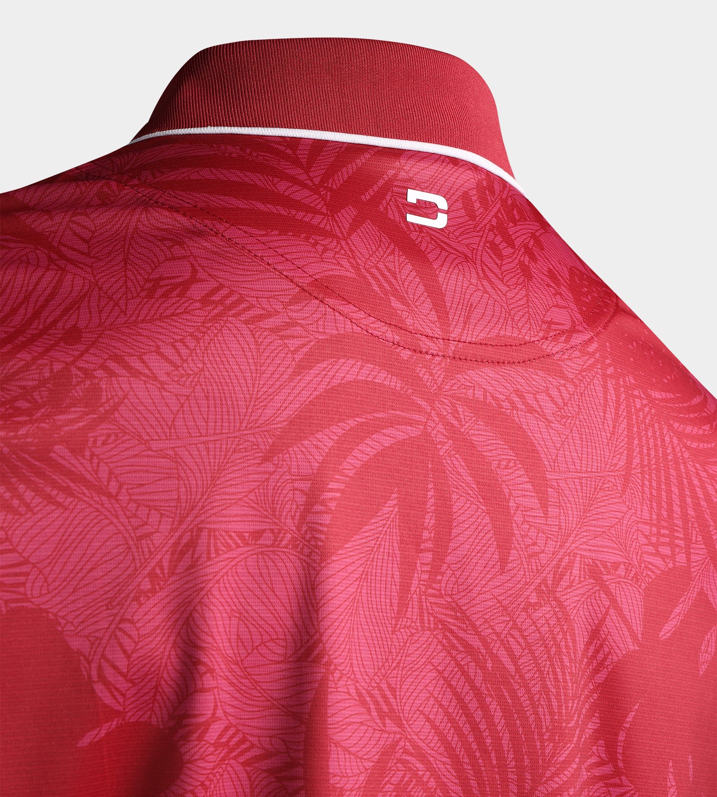 PALMLINE POLO - BURGUNDY - Image 7