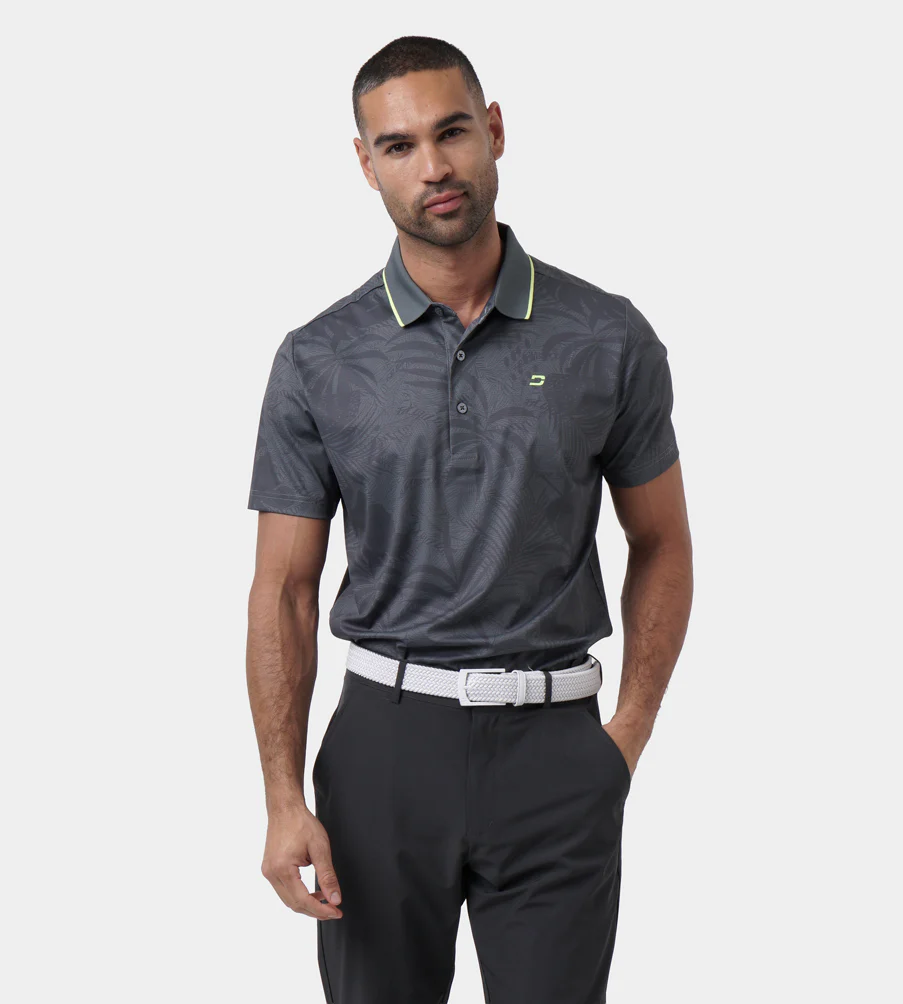 PALMLINE POLO - CHARCOAL - Image 3