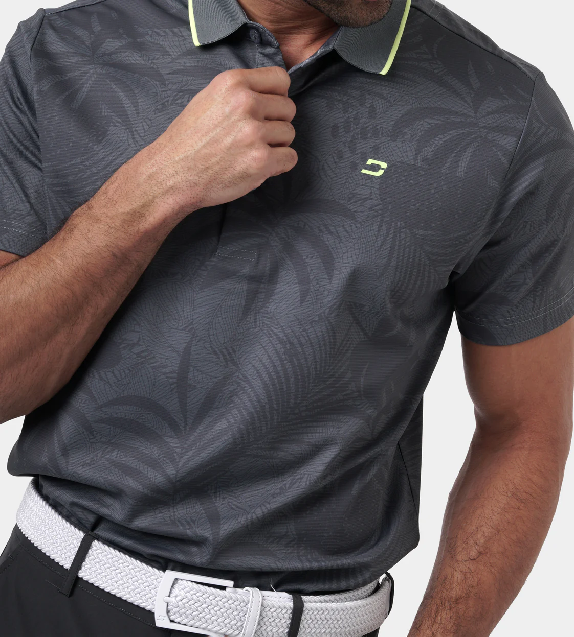 PALMLINE POLO - CHARCOAL - Image 4