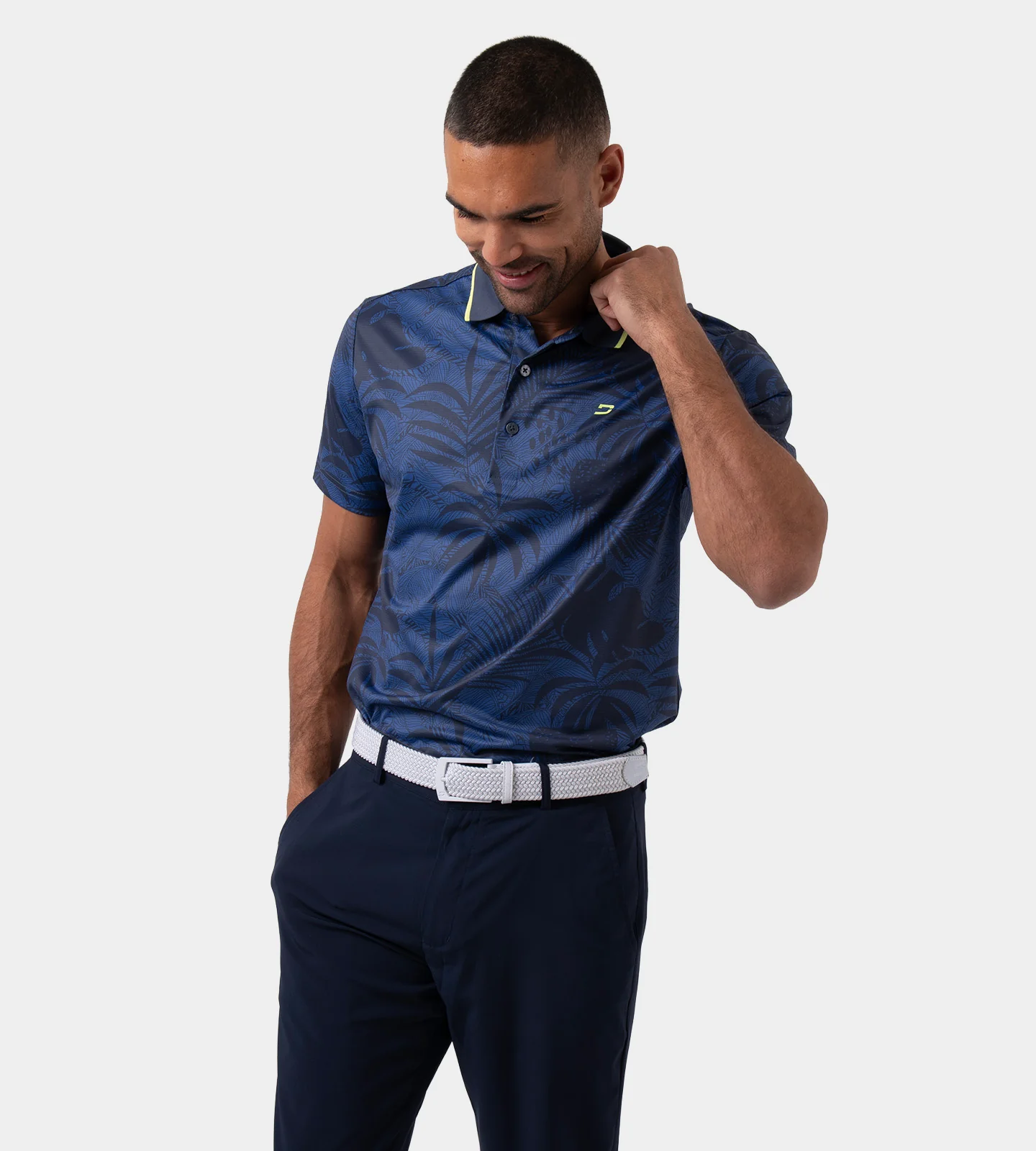 PALMLINE POLO - NAVY - Image 3