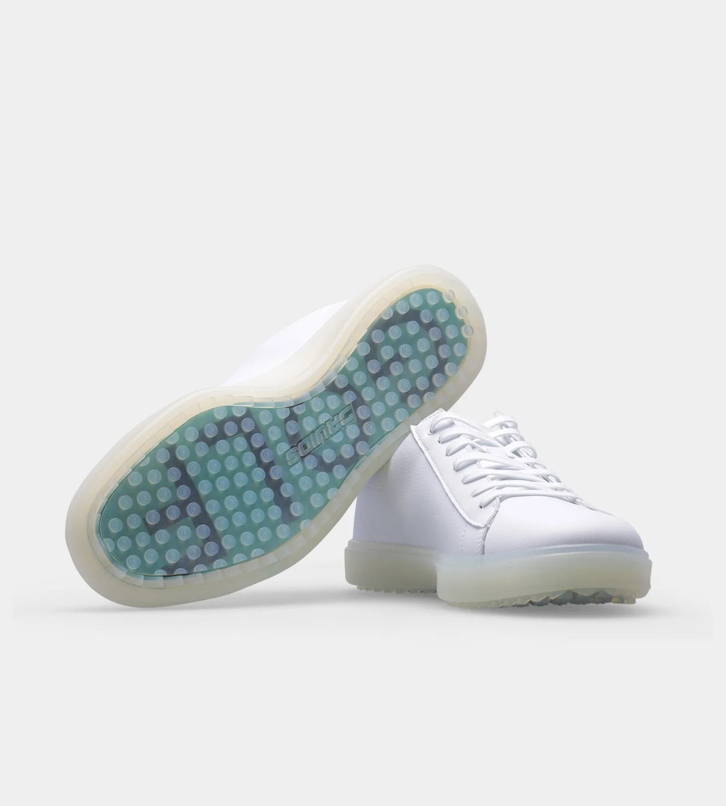 PAR-PEAK GOLF SHOES - WHITE/TEAL - Image 5