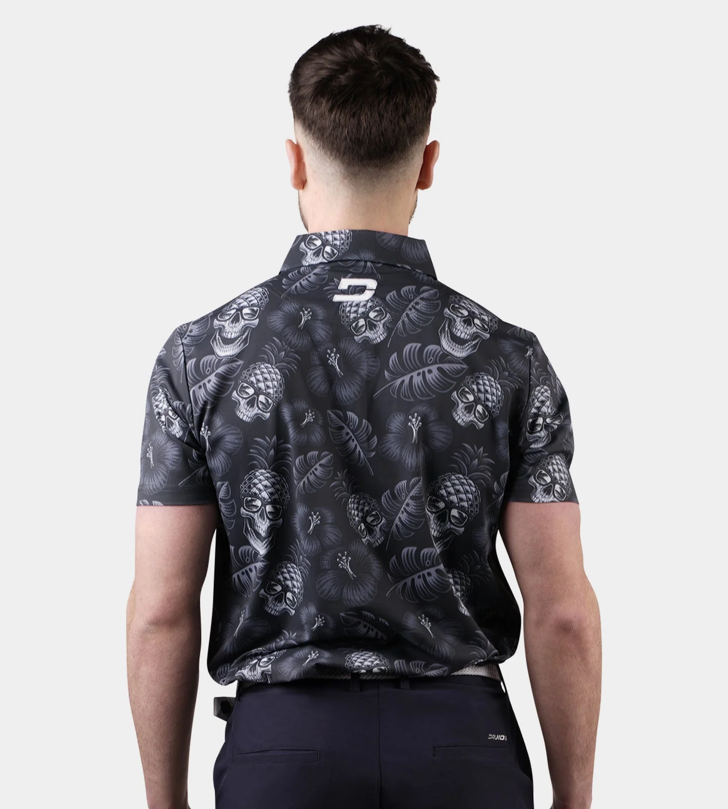 PINEAPPLE SKULLZ 2.0 POLO - BLACK - Image 6