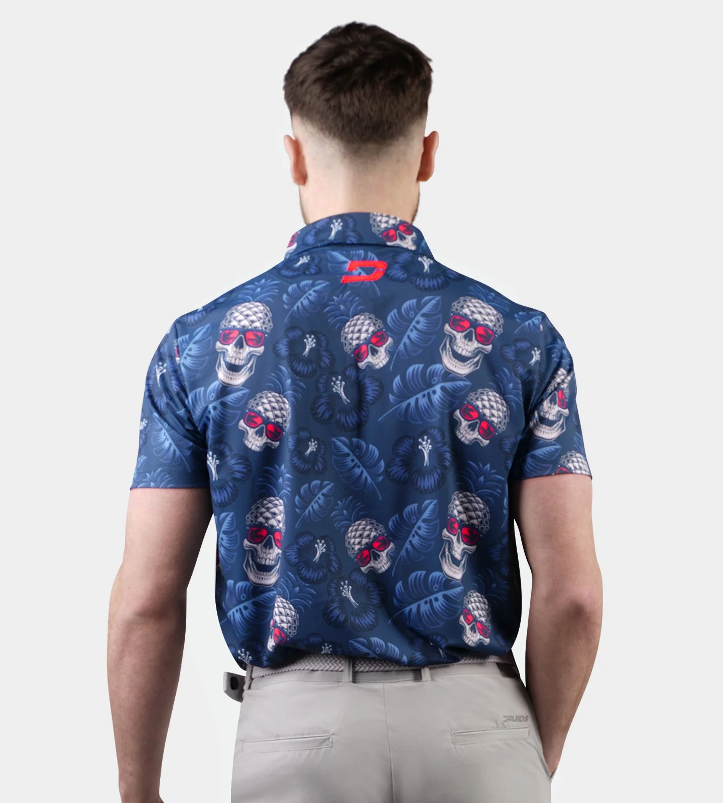 PINEAPPLE SKULLZ 2.0 POLO - NAVY / CORAL - Image 5