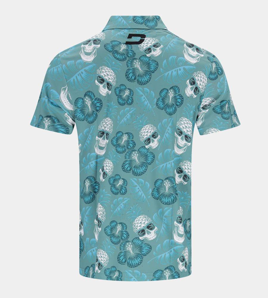 PINEAPPLE SKULLZ 2.0 POLO - SAGE - Image 2