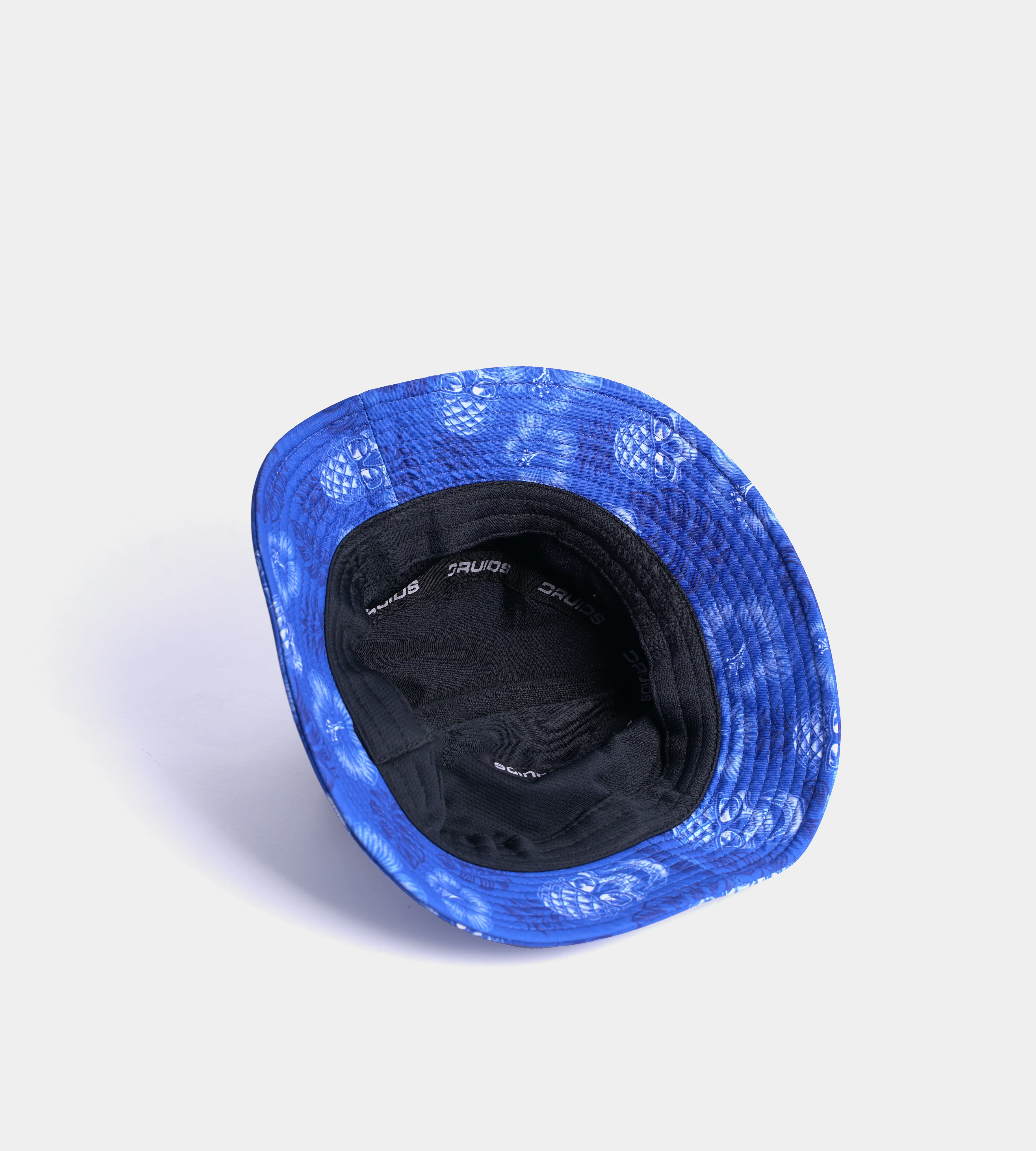 PINEAPPLE SKULLZ BUCKET HAT - BLUE / LIME - Image 3