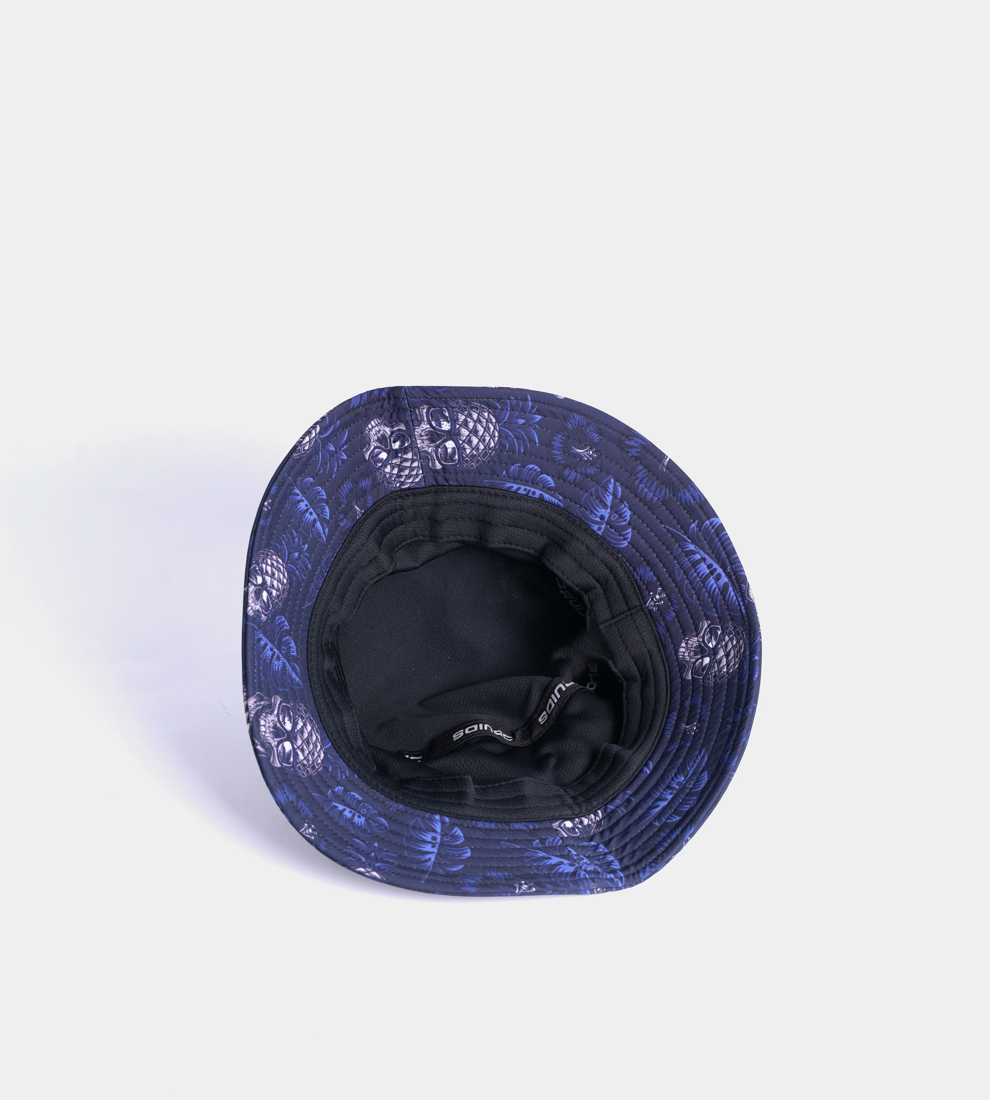 PINEAPPLE SKULLZ BUCKET HAT- NAVY / WHITE - Image 3