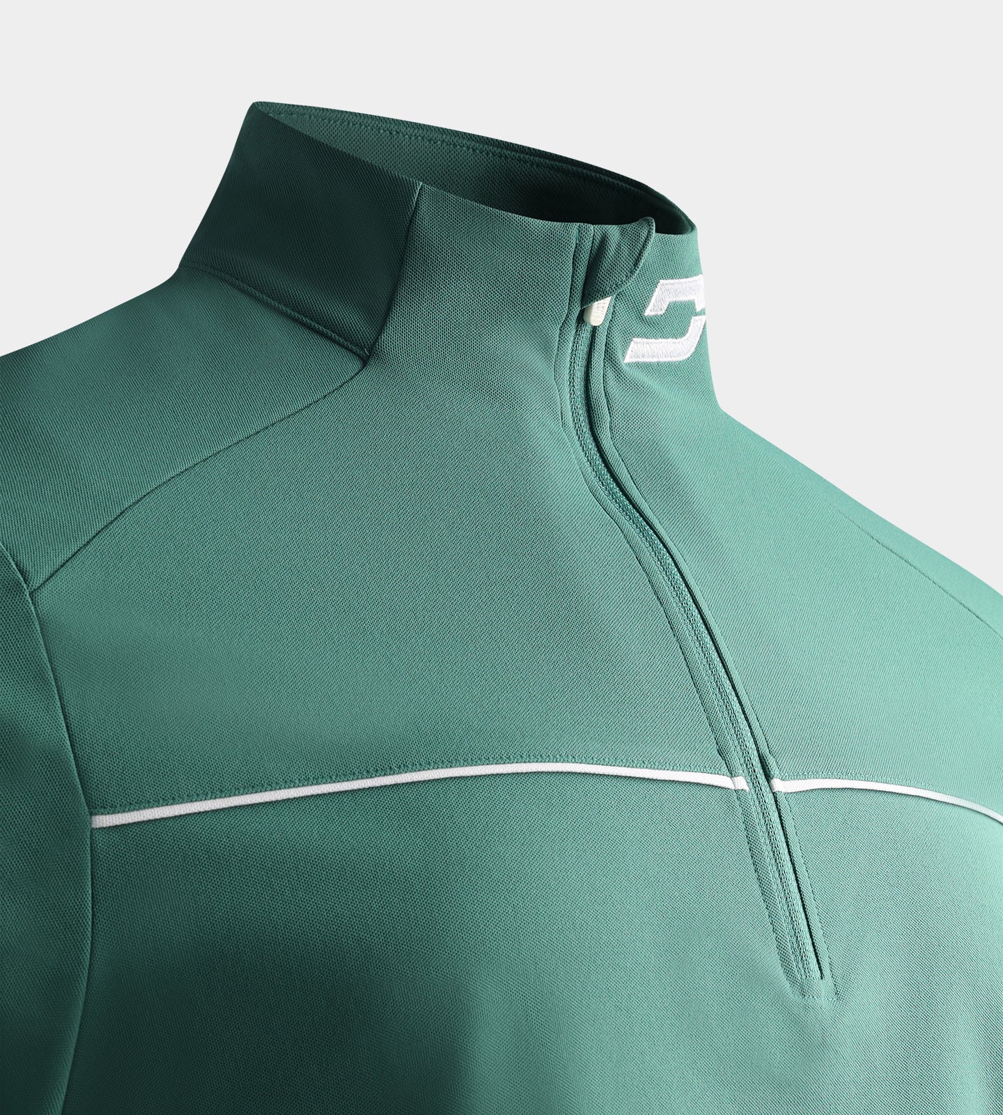 PIQUE MIDLAYER - GREEN - Image 3