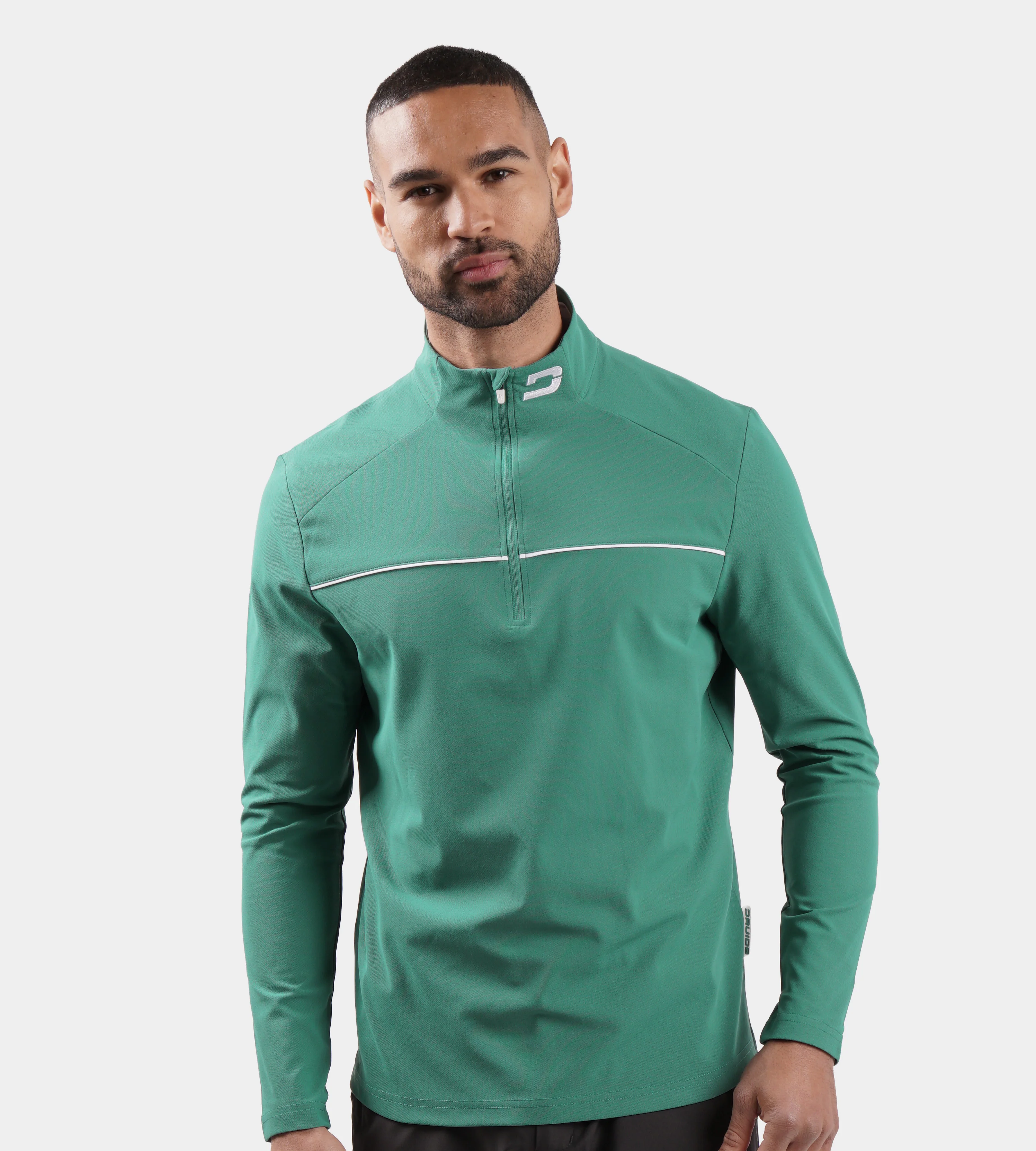 PIQUE MIDLAYER - GREEN - Image 4