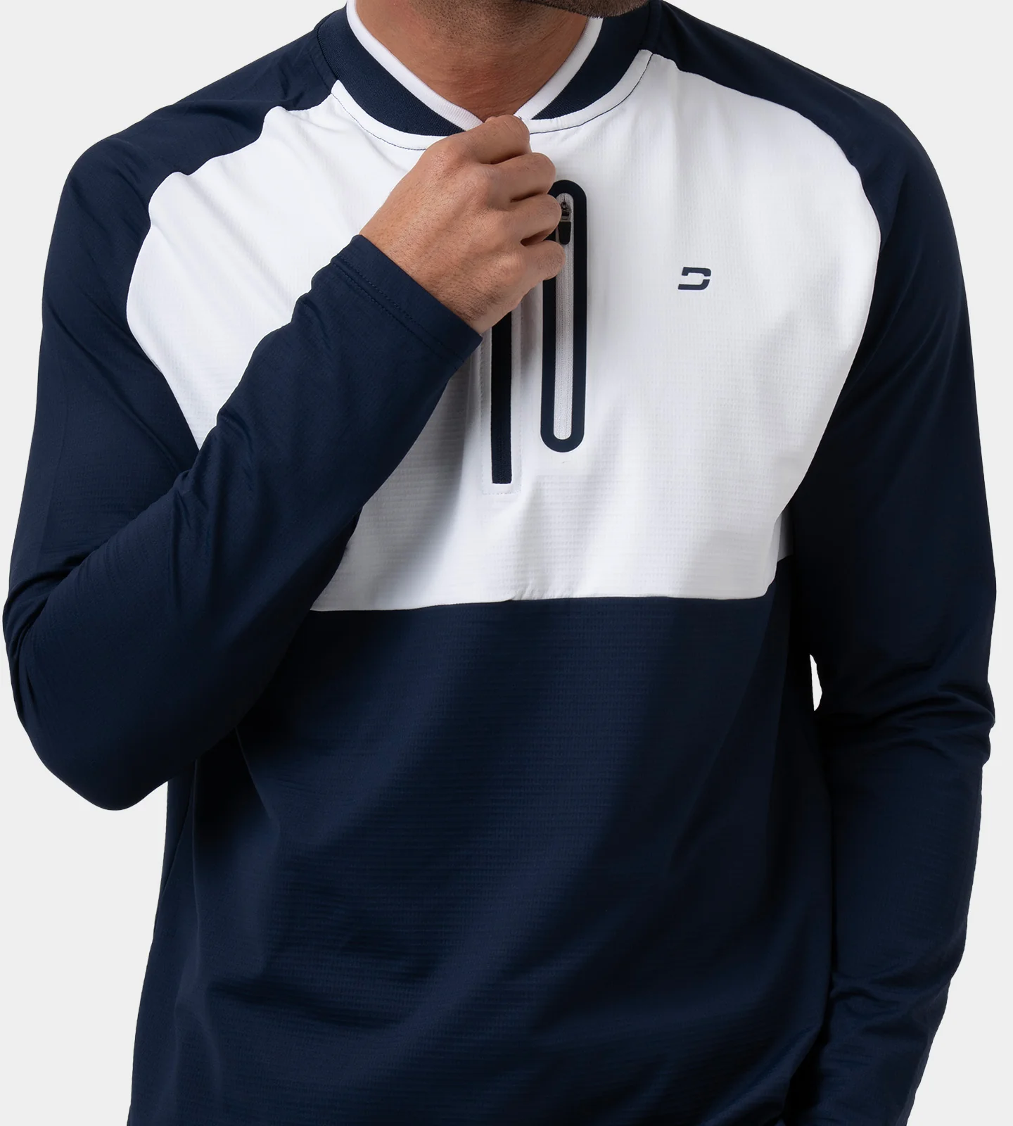 PRIME SCRAMBLE MIDLAYER - NAVY/WHITE - Image 5