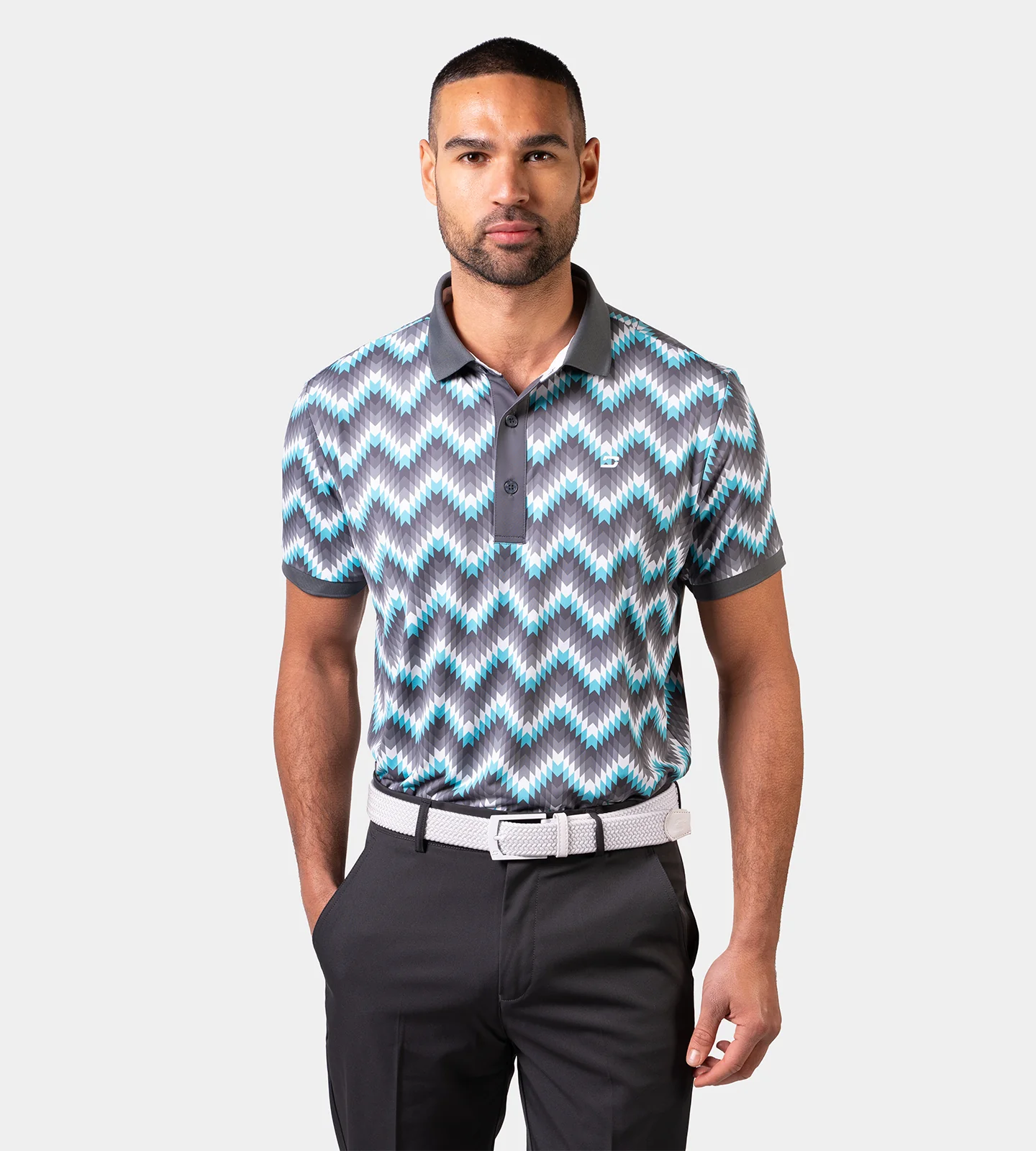PRINT-TEK POLO - TEAL - Image 3