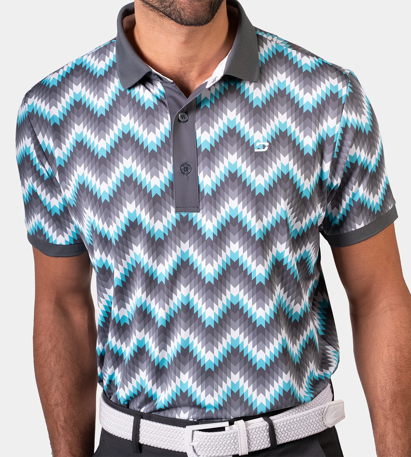 PRINT-TEK POLO - TEAL - Image 6