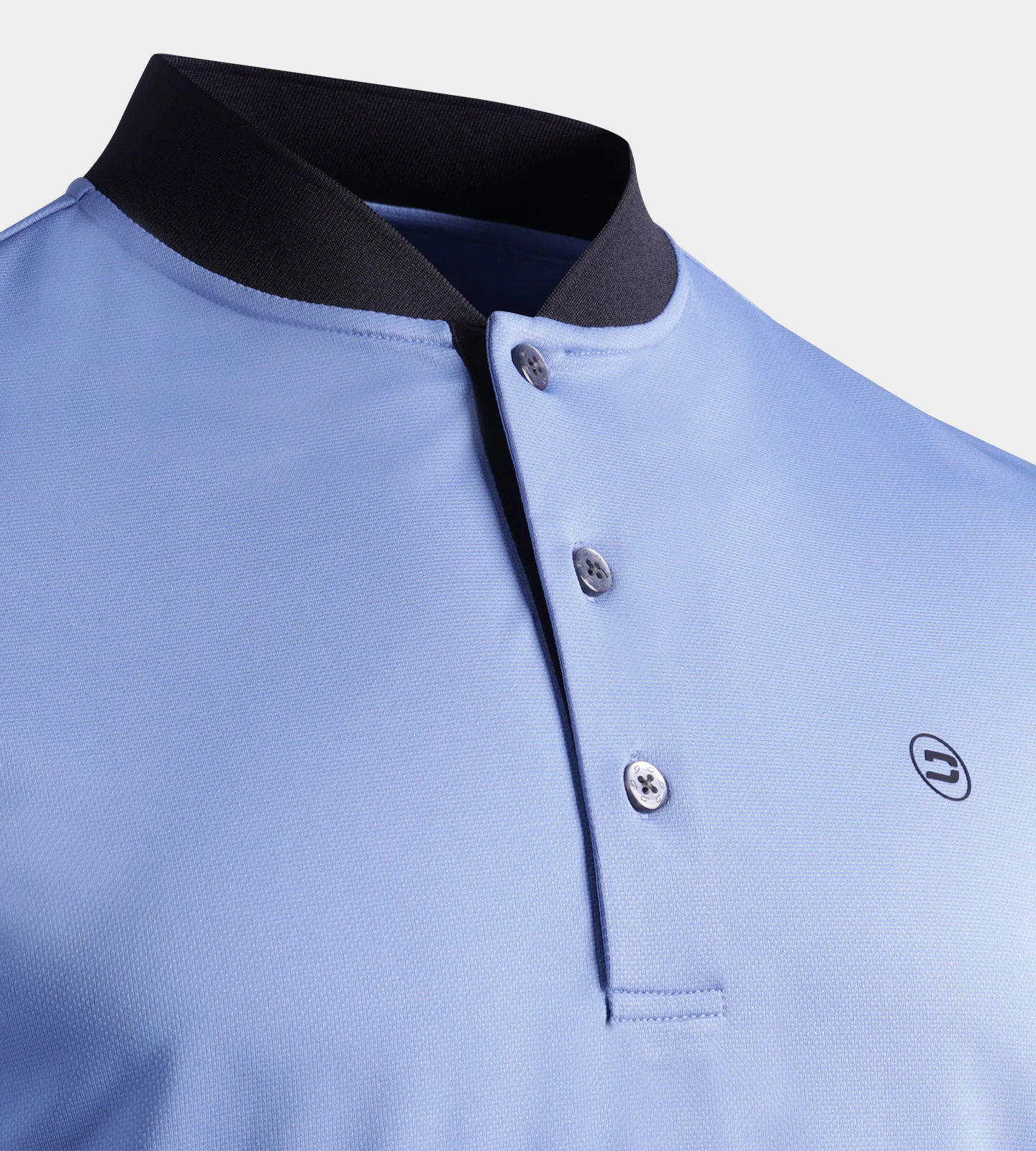 RIBBED PRIME POLO - DENIM - Image 6
