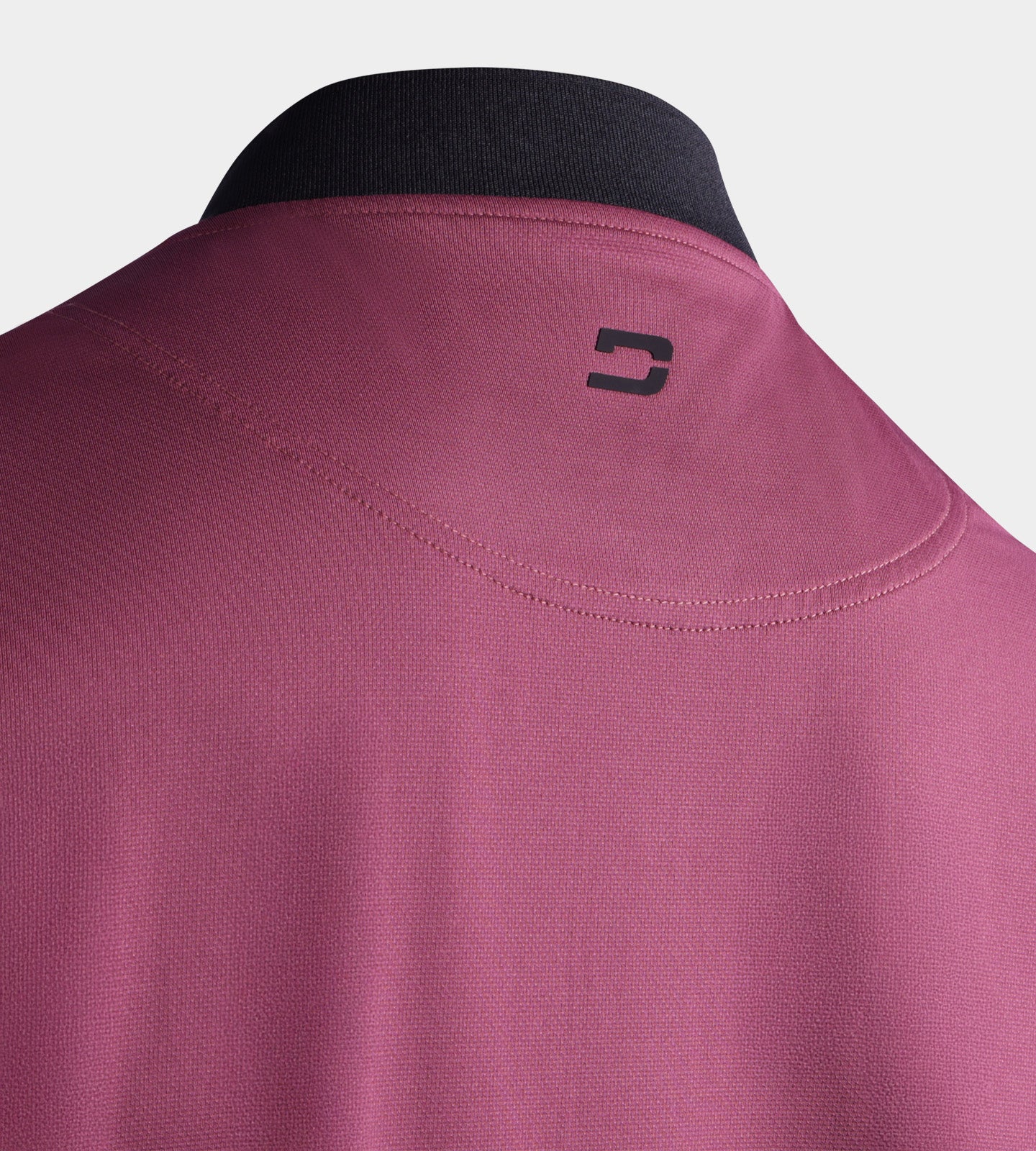 RIBBED PRIME POLO - MULBERRY - Image 7