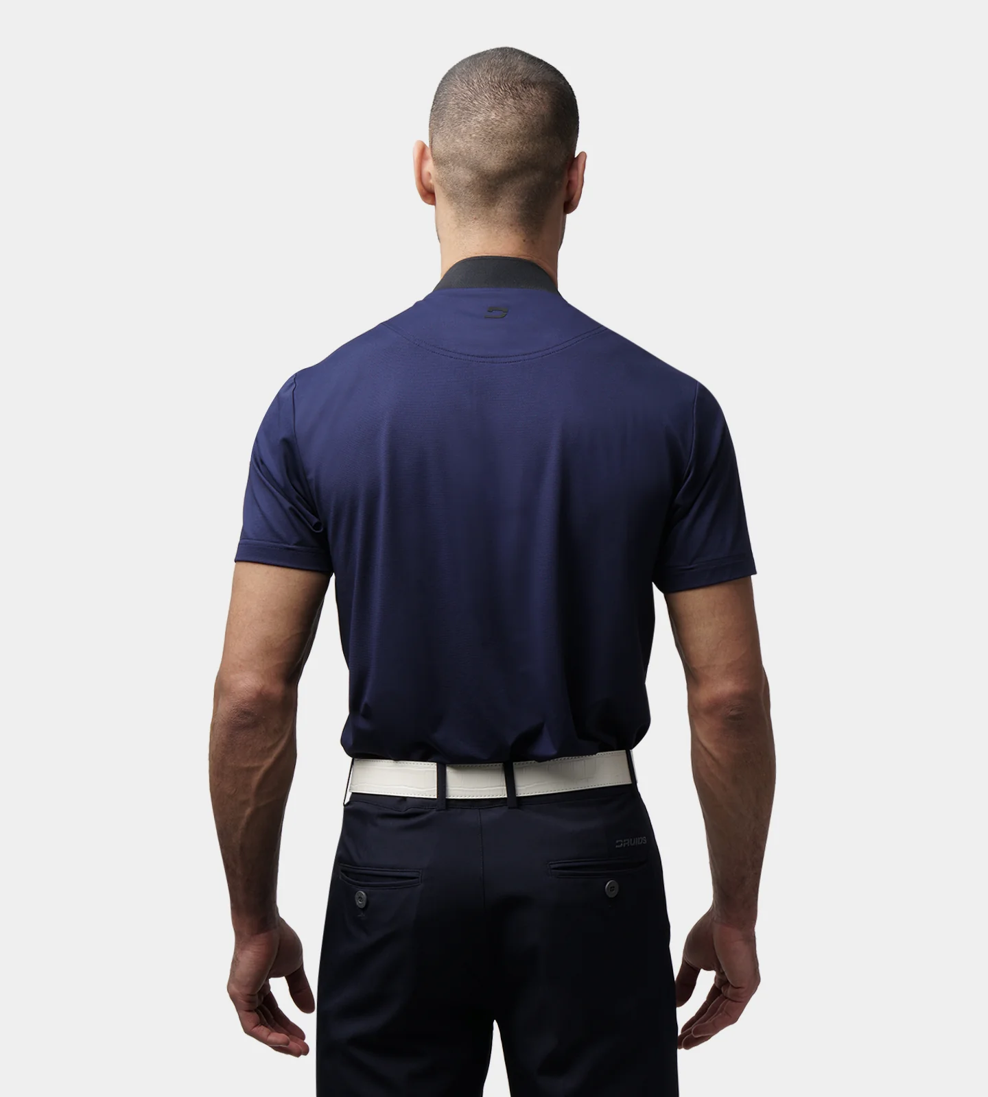 RIBBED PRIME POLO - NAVY - Image 4