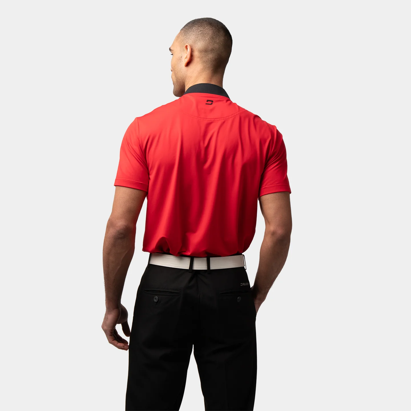 RIBBED PRIME POLO - RED - Image 4