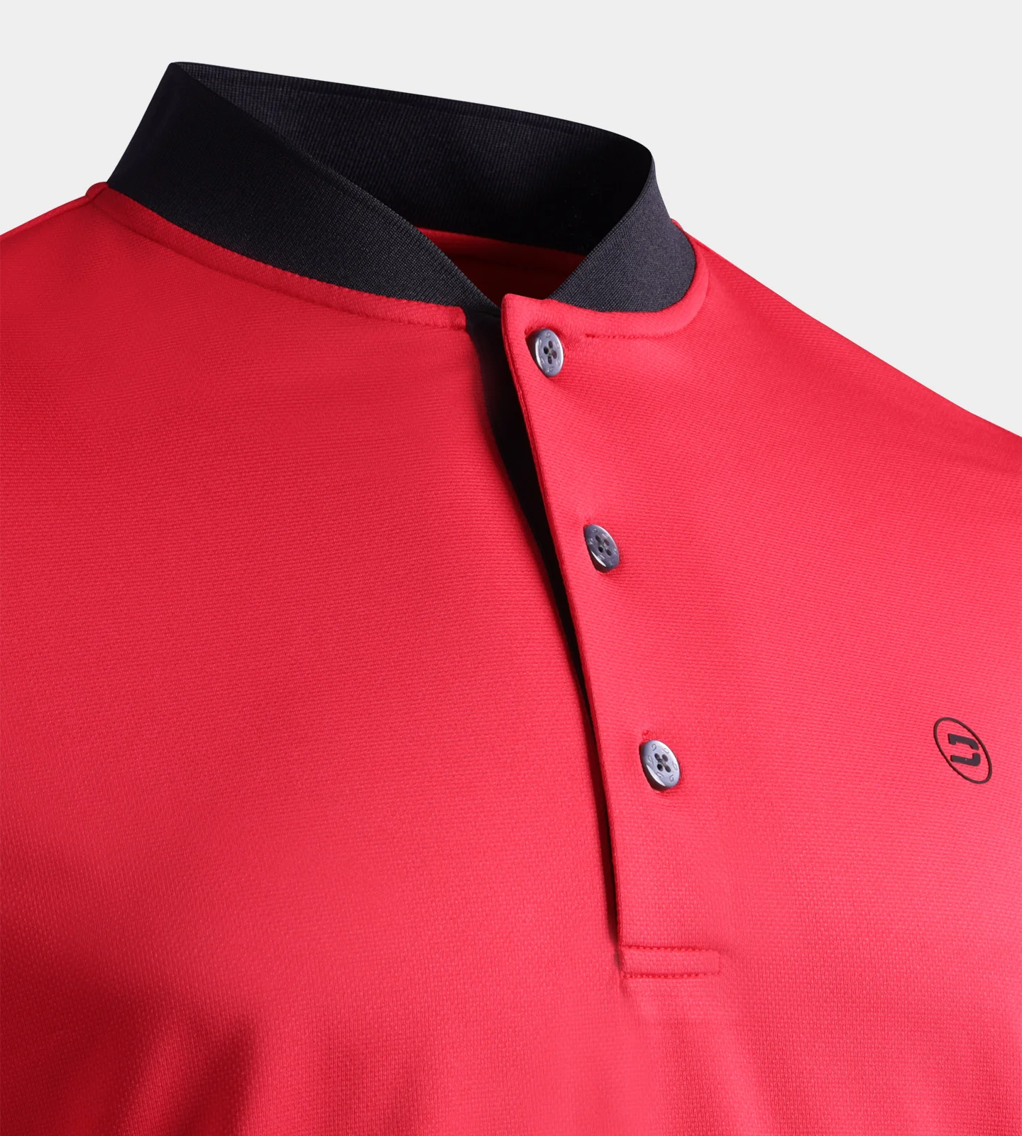 RIBBED PRIME POLO - RED - Image 6