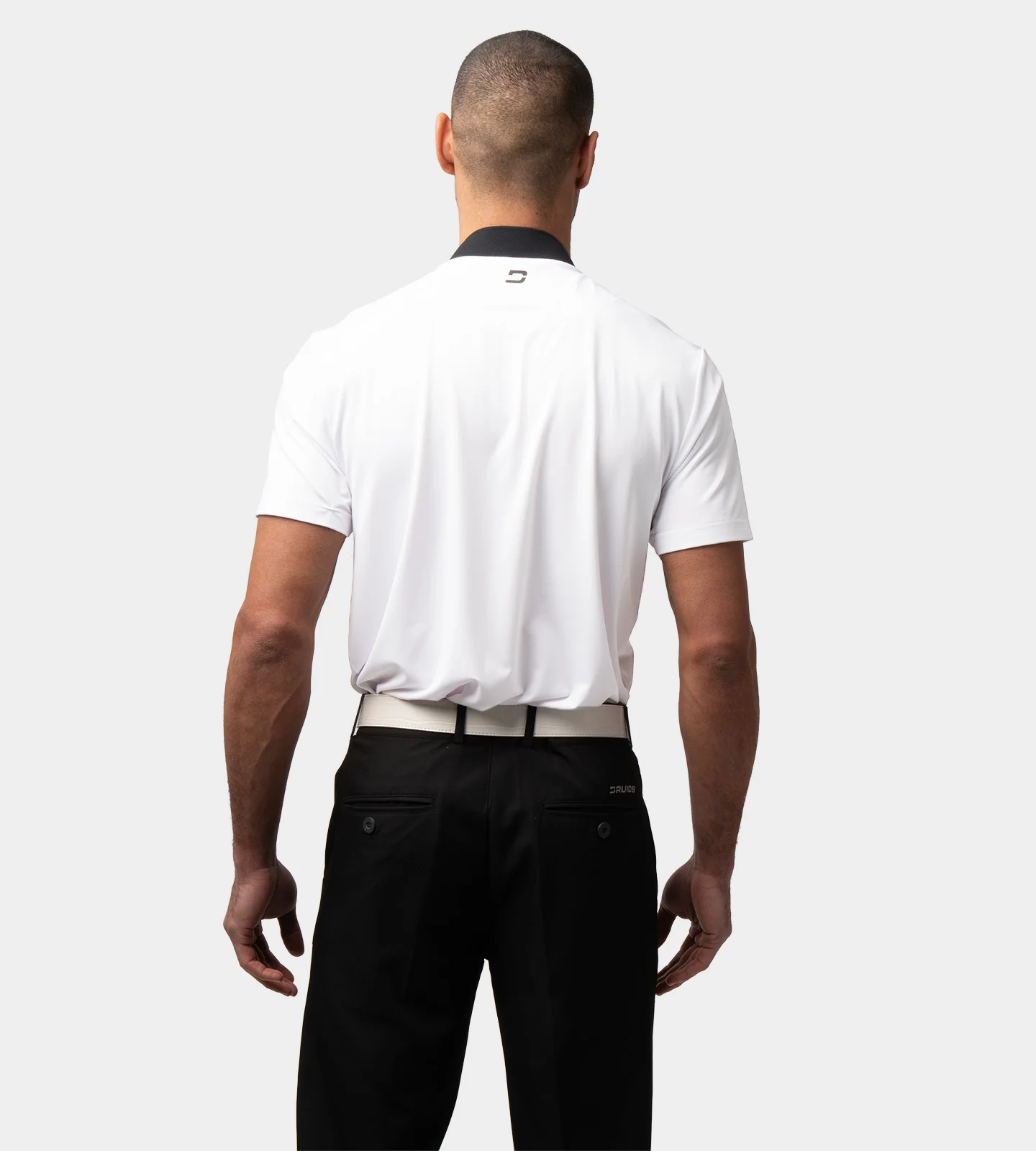 RIBBED PRIME POLO - WHITE - Image 4