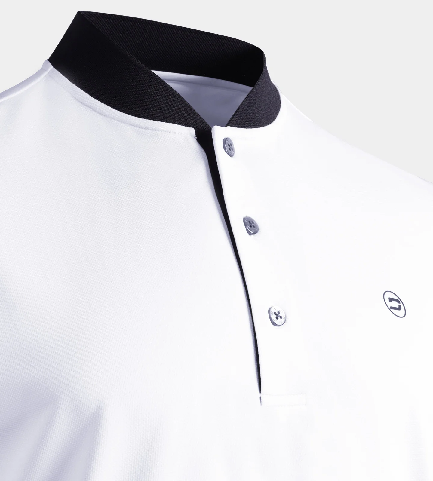 RIBBED PRIME POLO - WHITE - Image 6