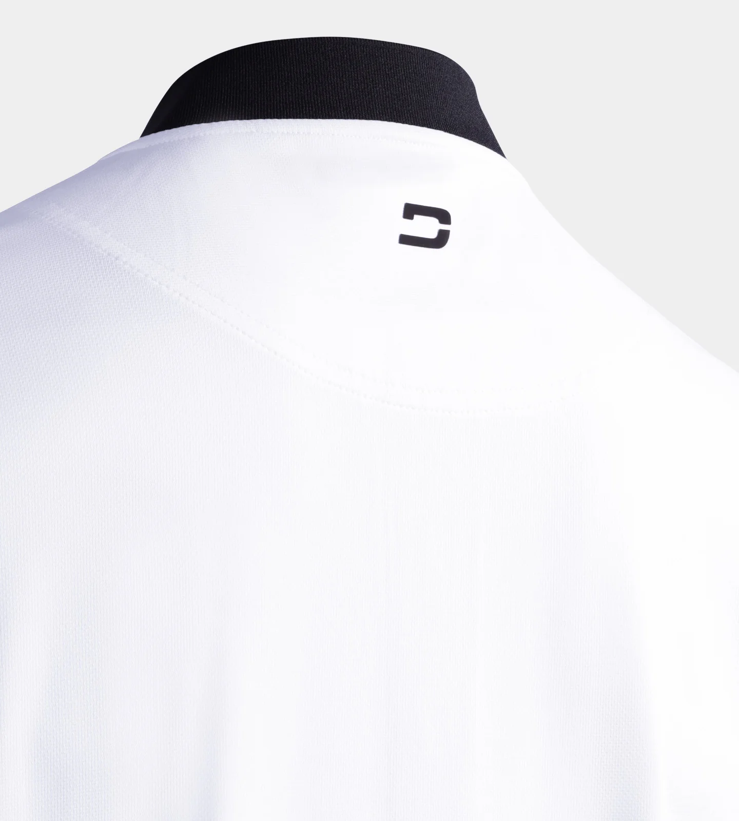RIBBED PRIME POLO - WHITE - Image 7