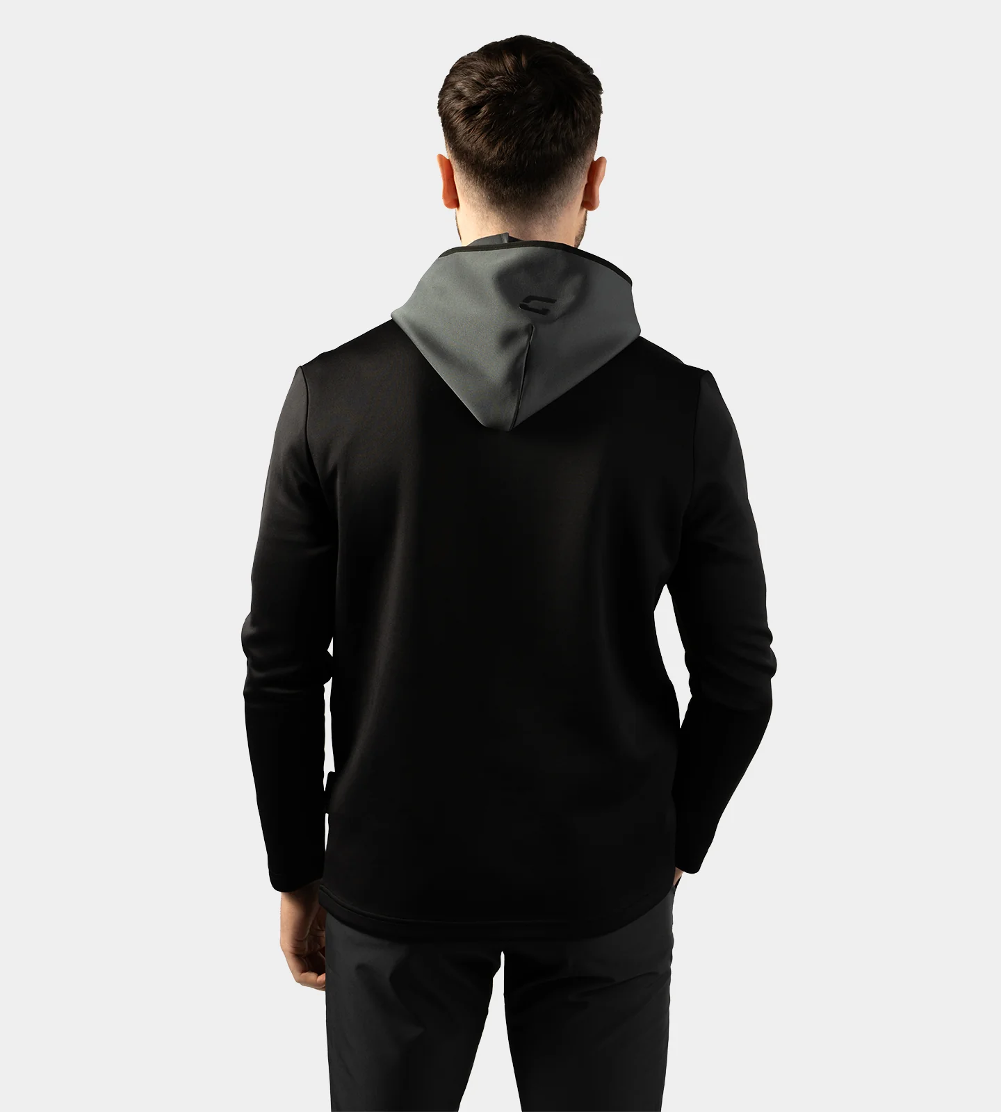 SCRAMBLE HOODIE - CHARCOAL - Image 4
