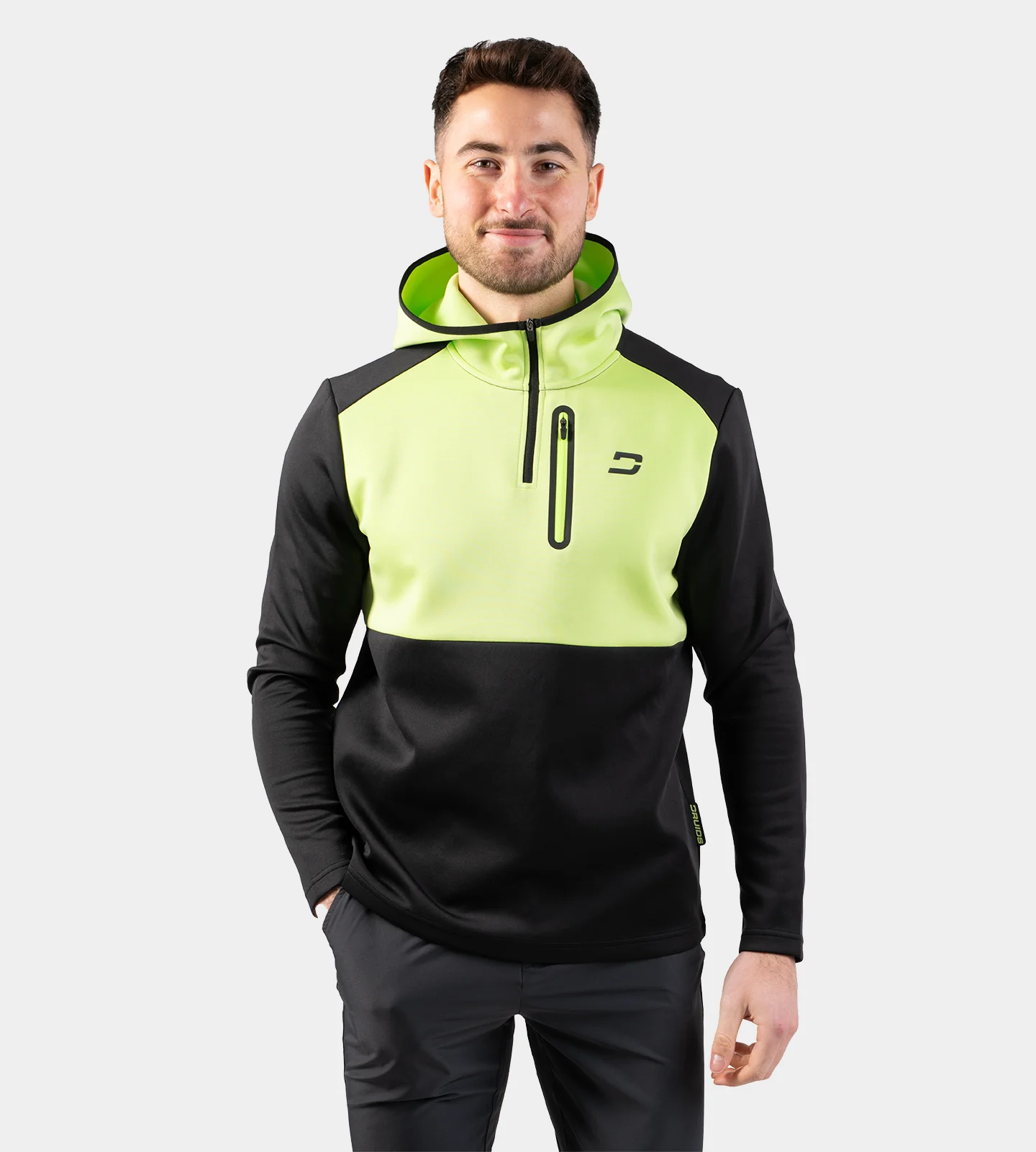 SCRAMBLE HOODIE - LIME - Image 3