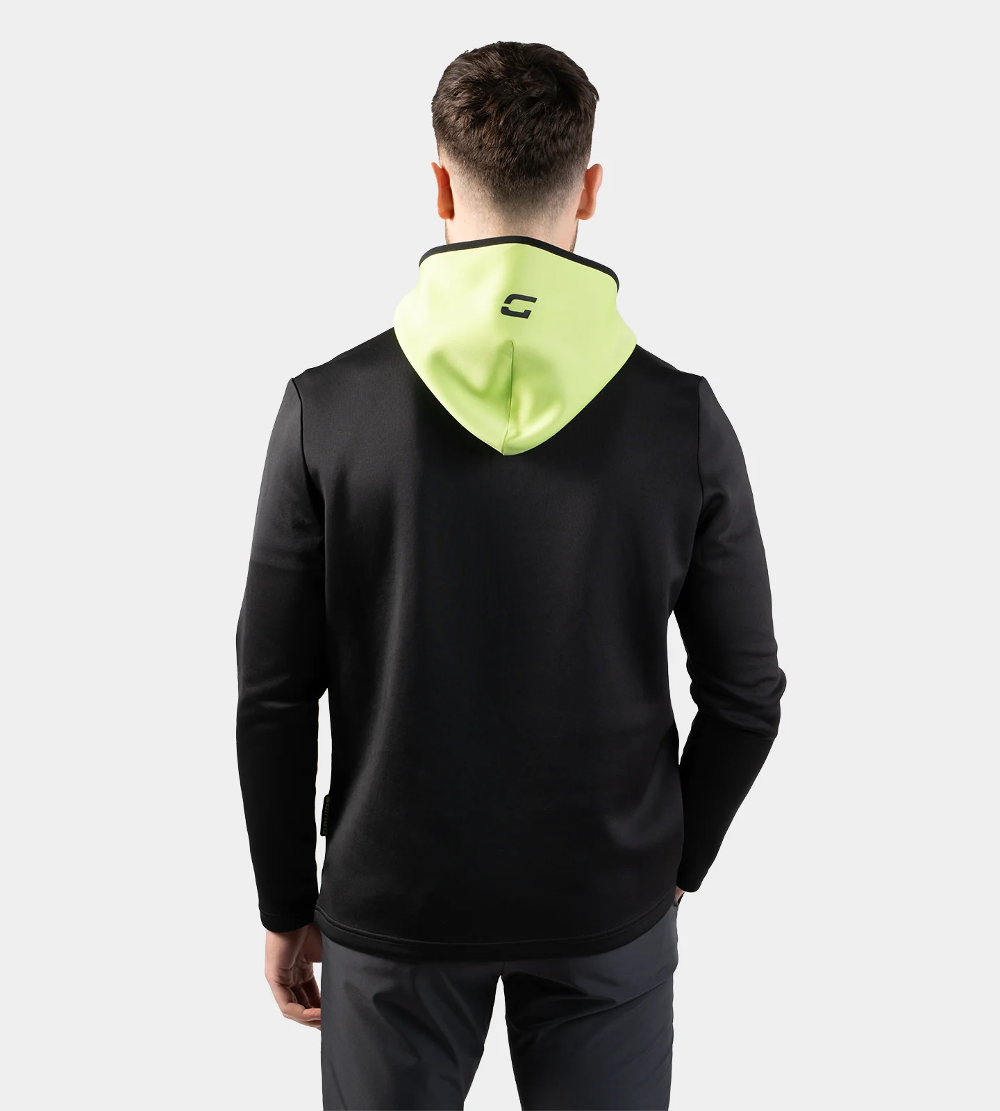 SCRAMBLE HOODIE - LIME - Image 4