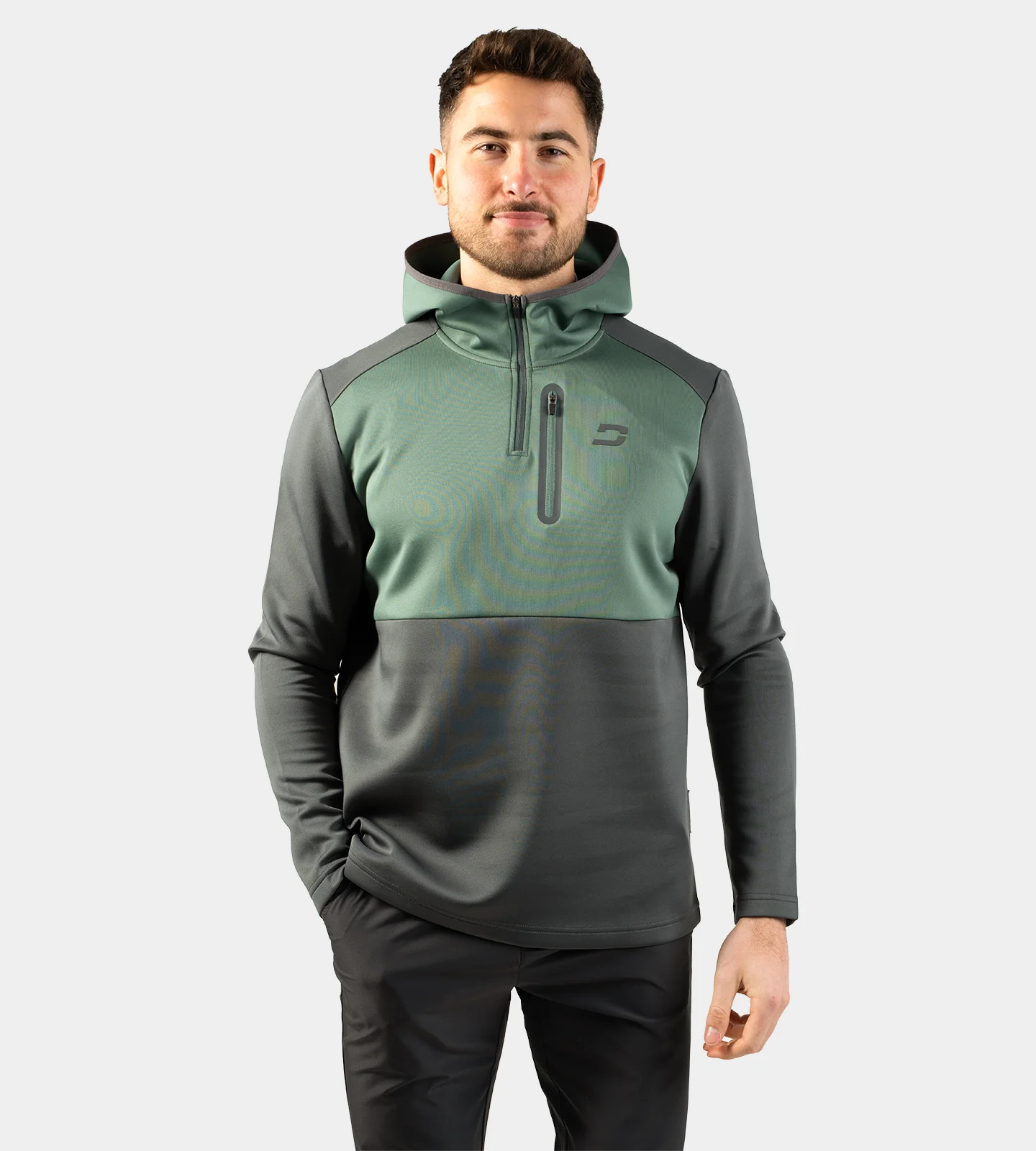 SCRAMBLE HOODIE - SAGE - Image 3