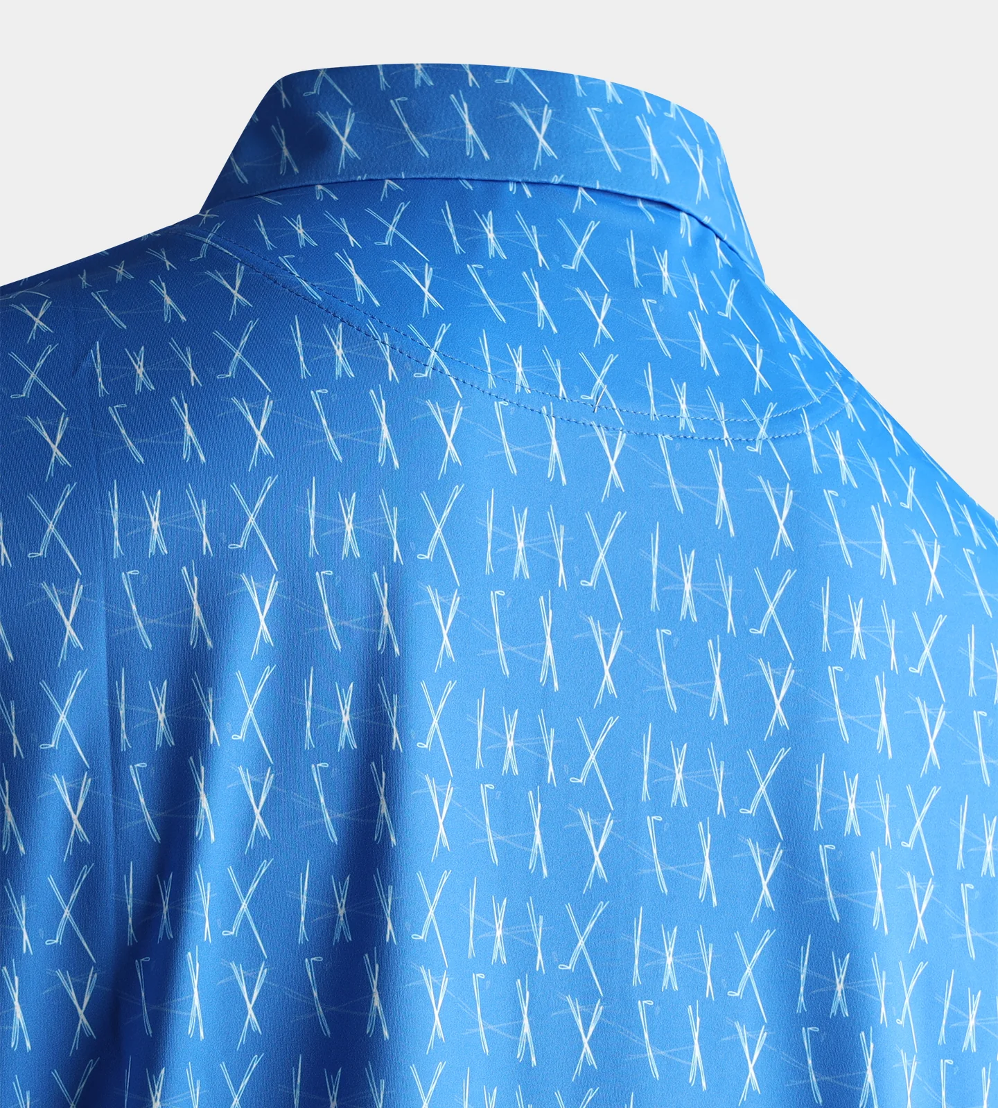 SCRIBBLE CLUB POLO - BLUE - Image 4