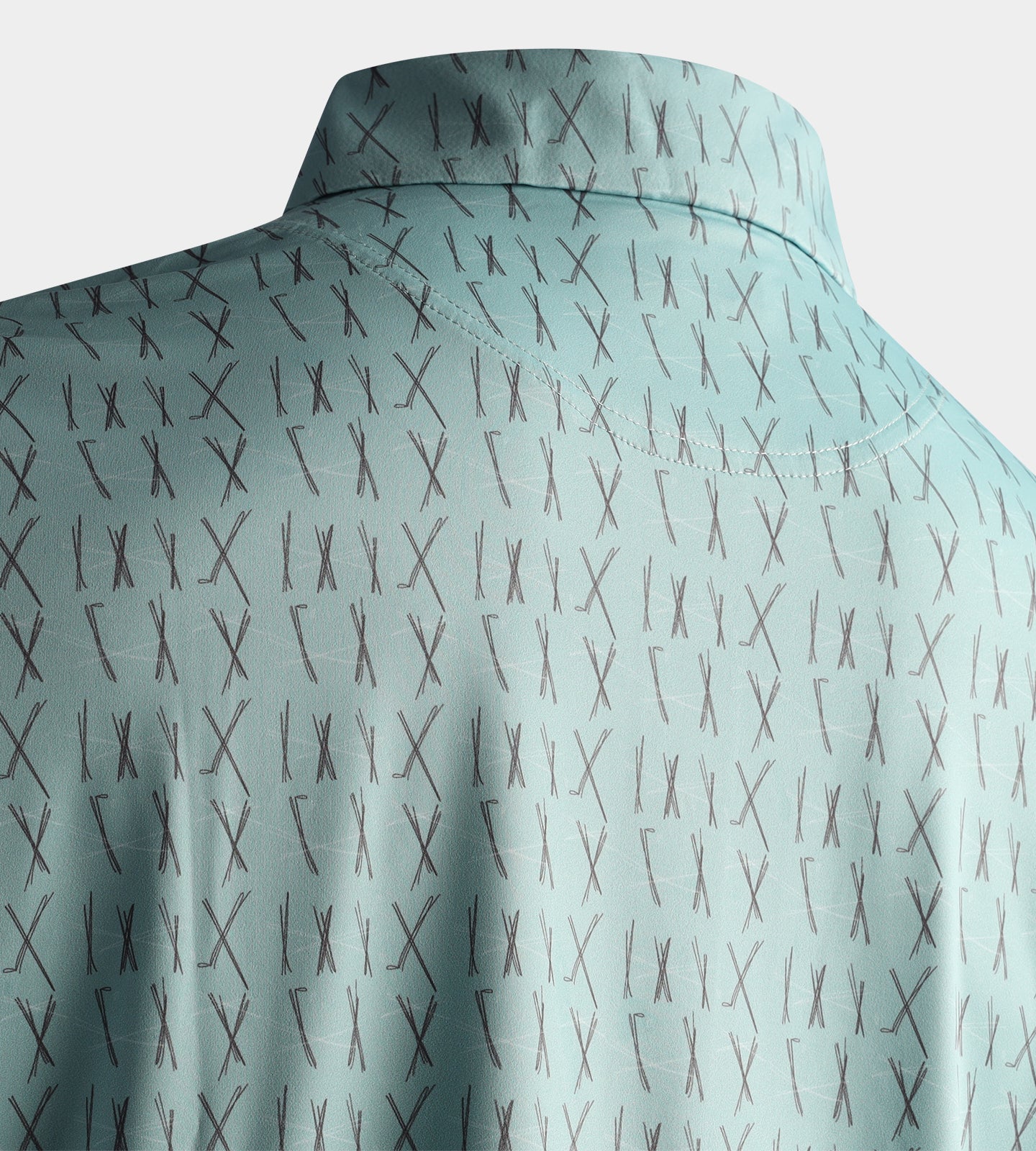 SCRIBBLE CLUB POLO - SAGE - Image 4