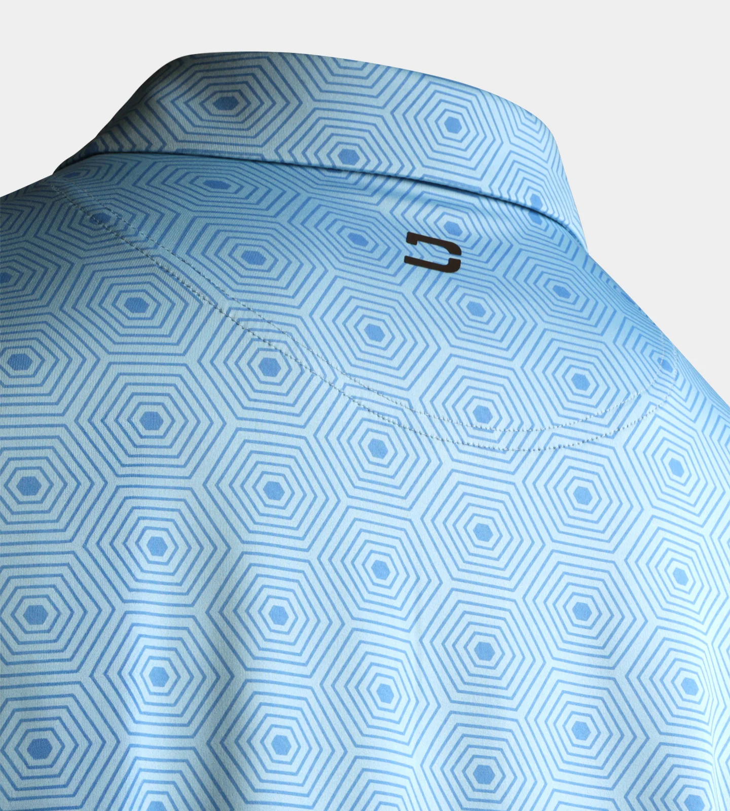 SIX GRID POLO - BLUE - Image 7