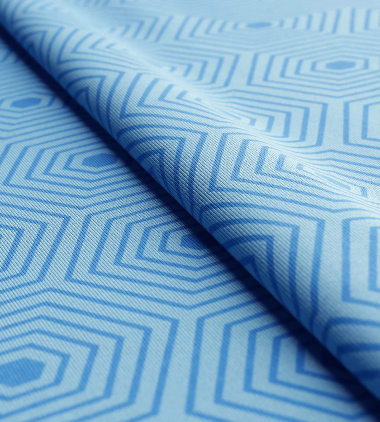 SIX GRID POLO - BLUE - Image 8