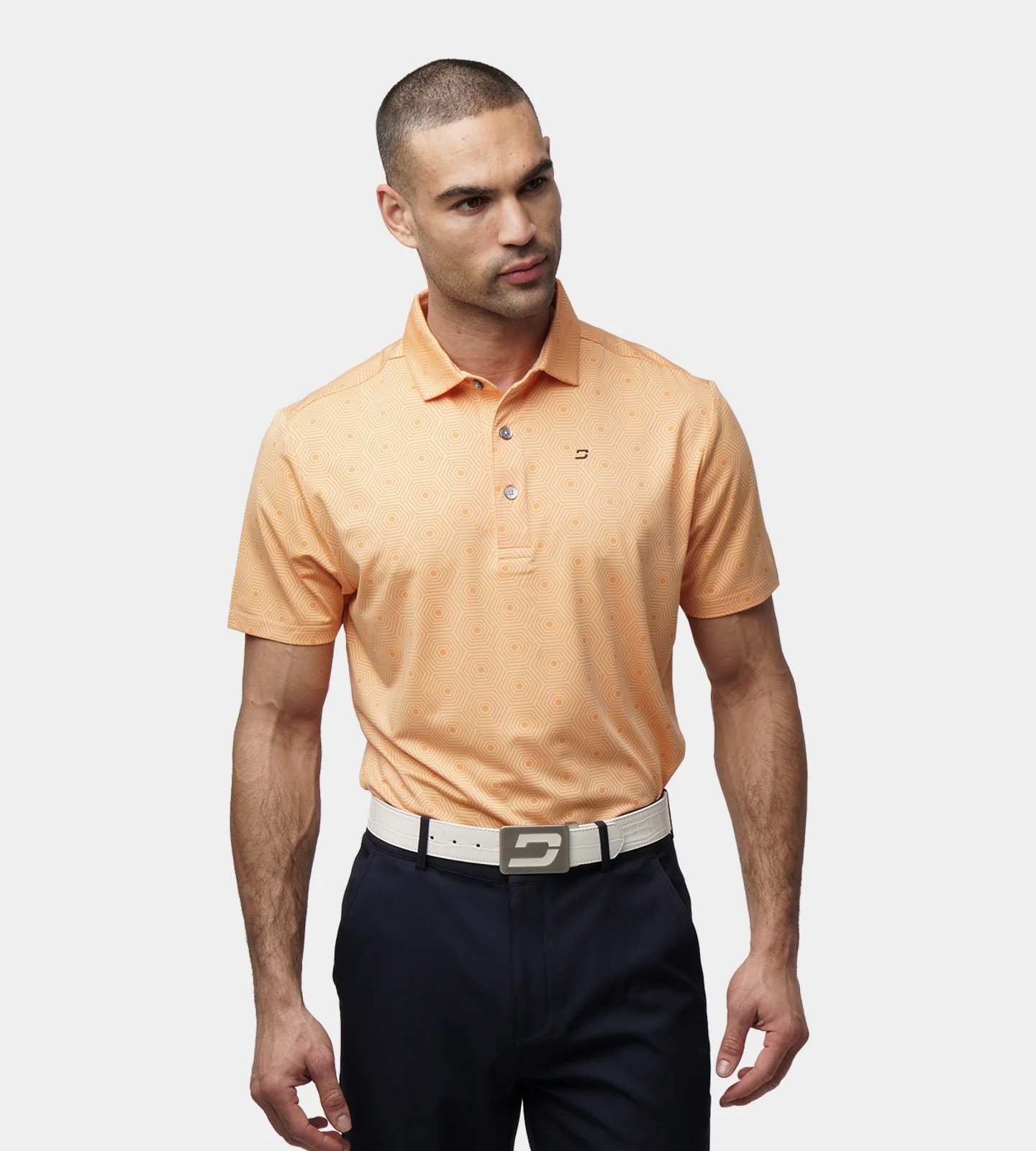 SIX GRID POLO - CORAL - Image 3