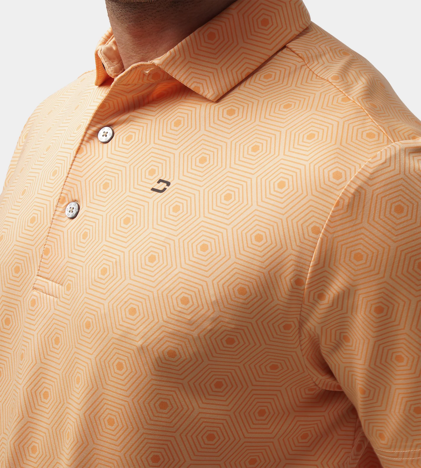 SIX GRID POLO - CORAL - Image 5