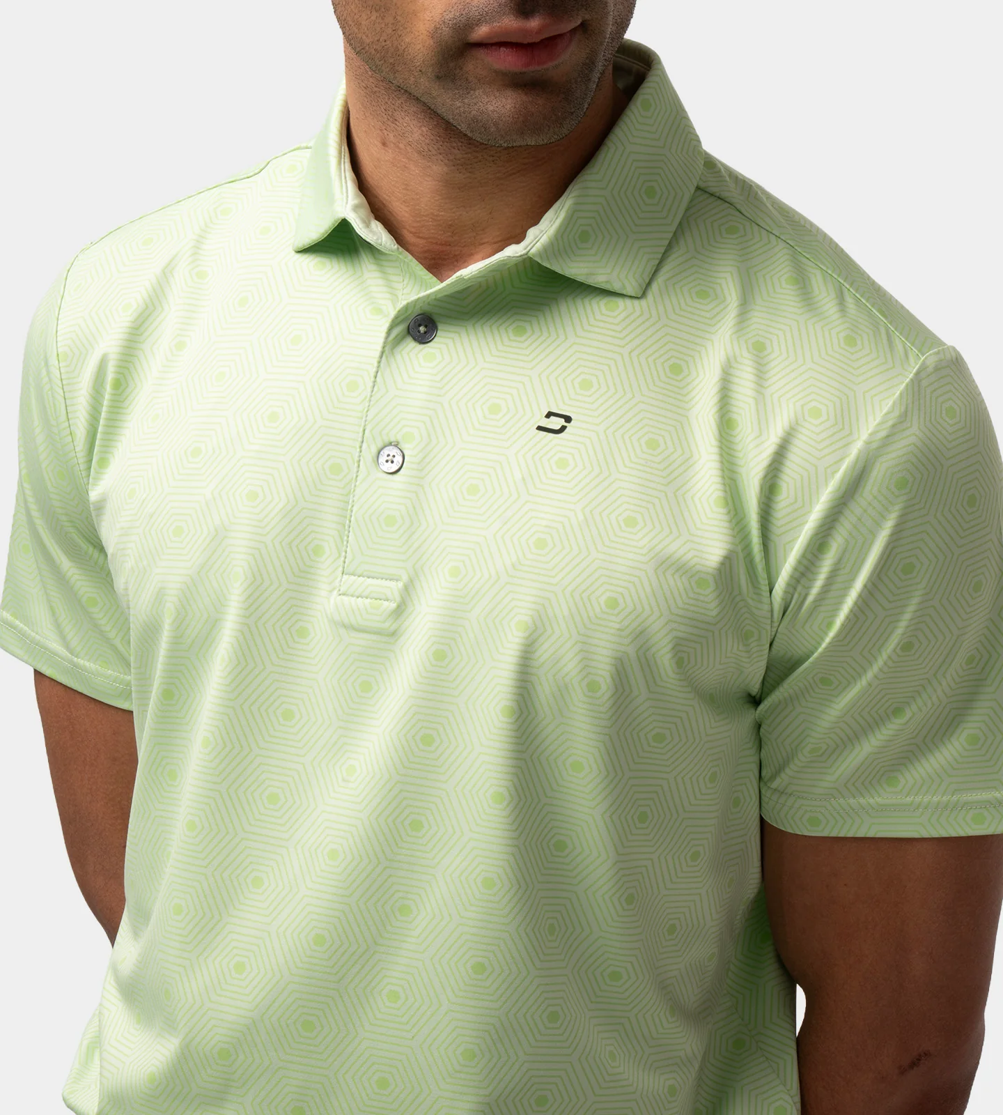 SIX GRID POLO - JADE - Image 5