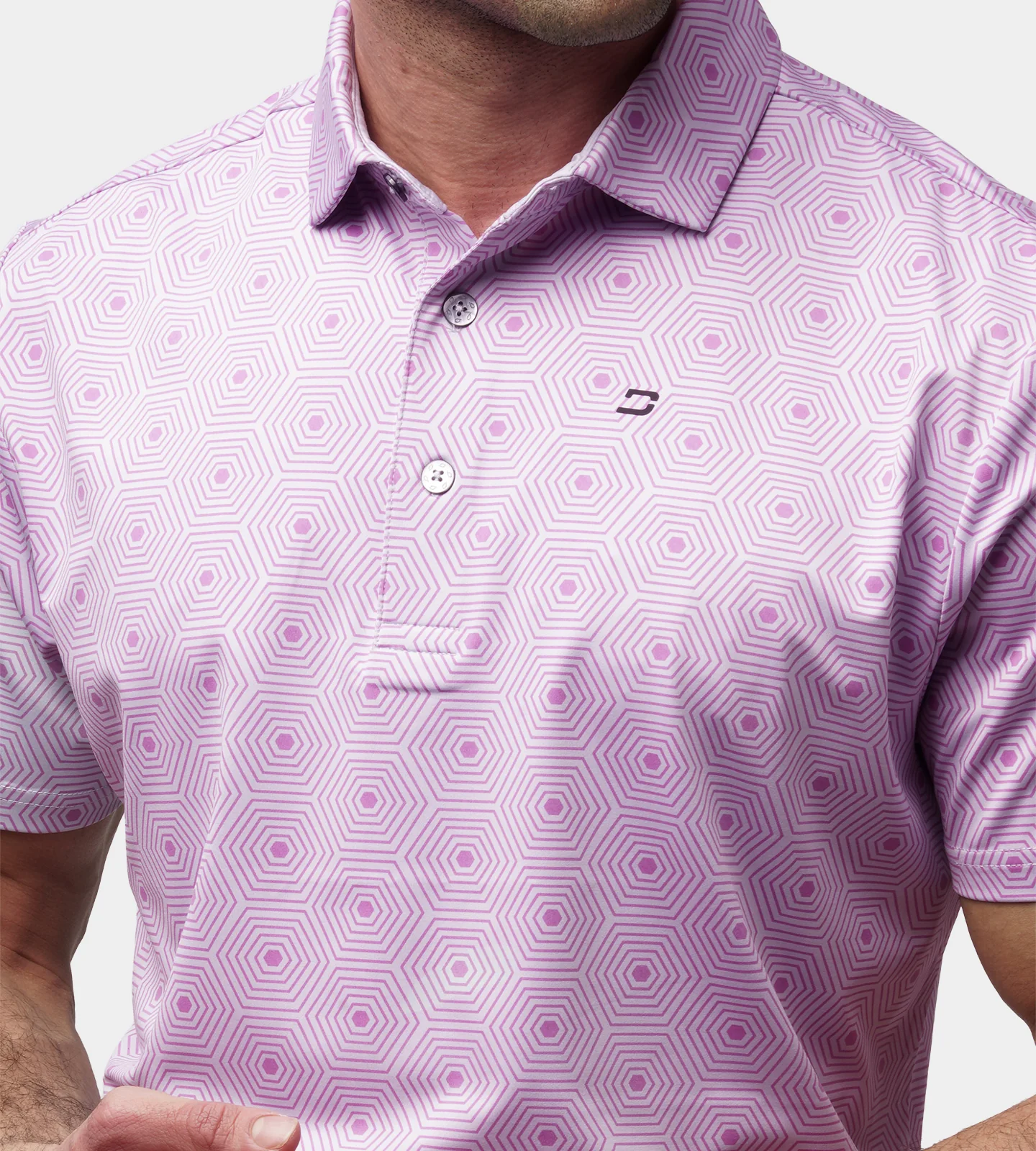 SIX GRID POLO - LAVENDER - Image 5