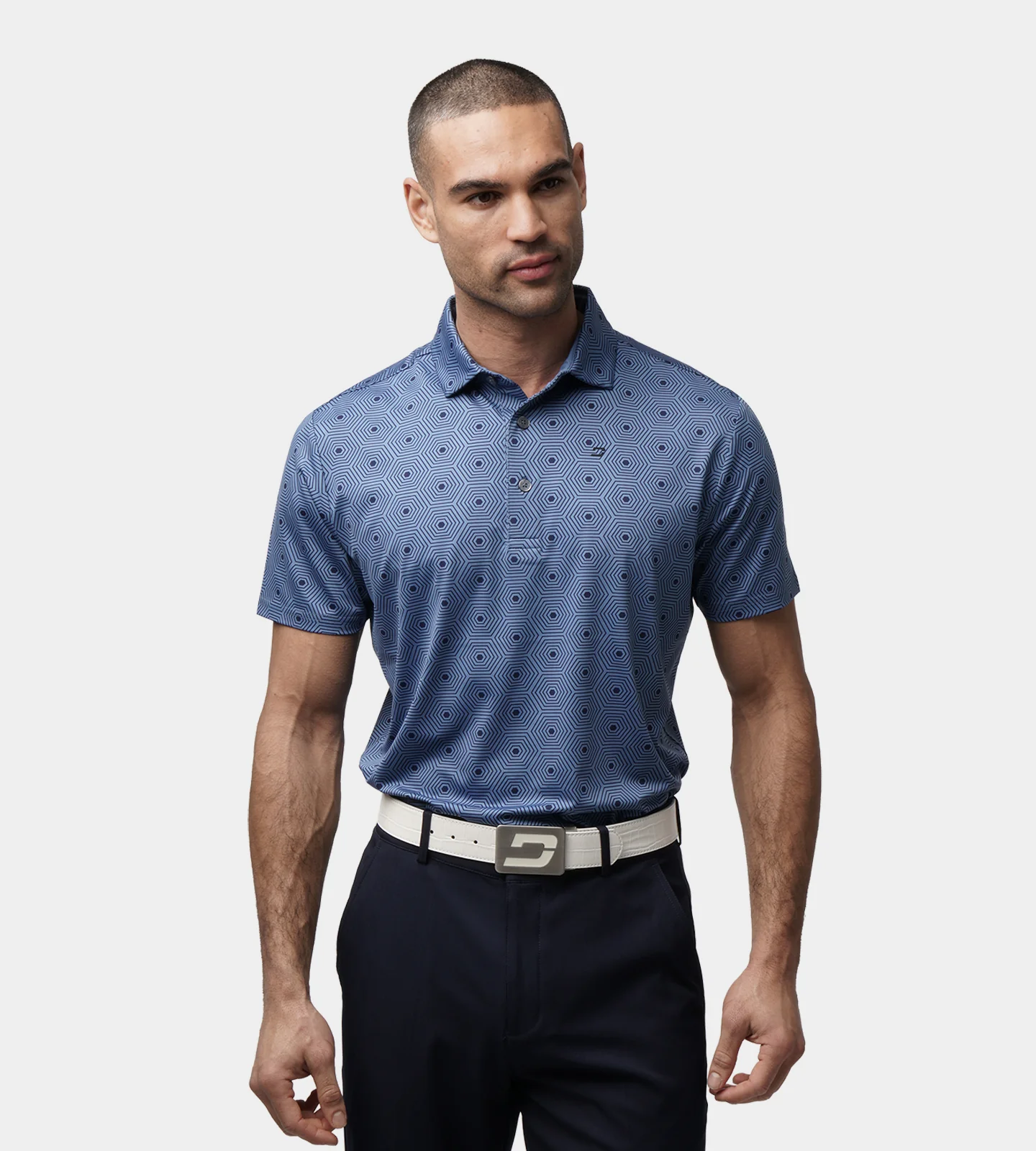 SIX GRID POLO - NAVY - Image 3