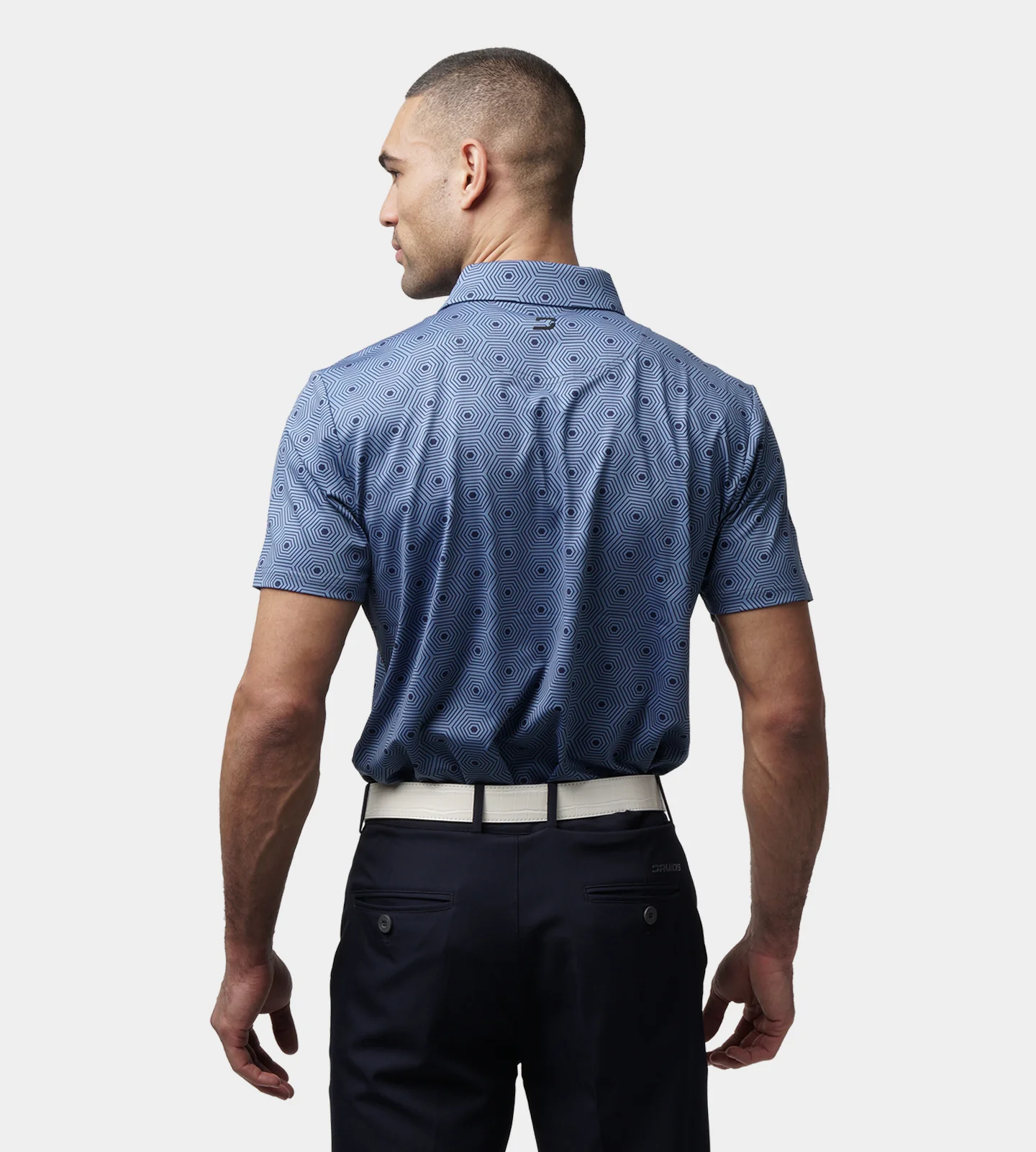 SIX GRID POLO - NAVY - Image 4