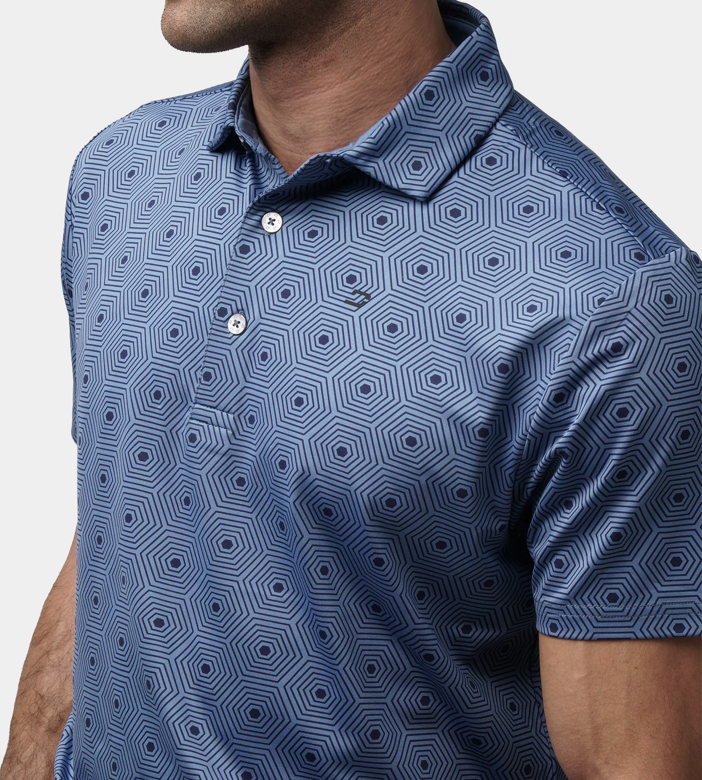 SIX GRID POLO - NAVY - Image 5