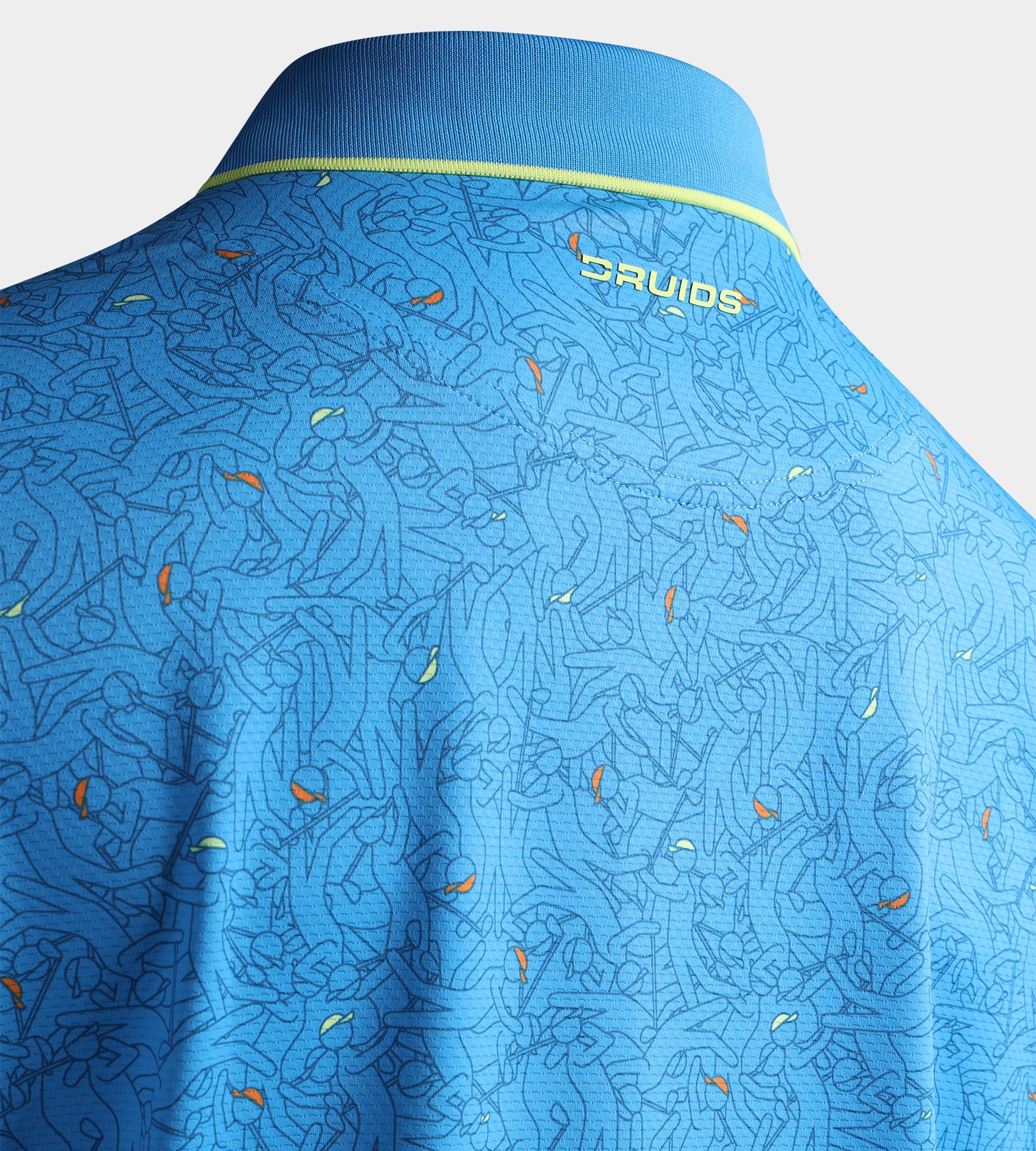 SKETCH SHOT POLO - BLUE - Image 7