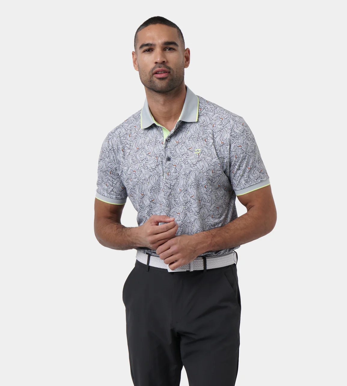 SKETCH SHOT POLO - GREY - Image 3